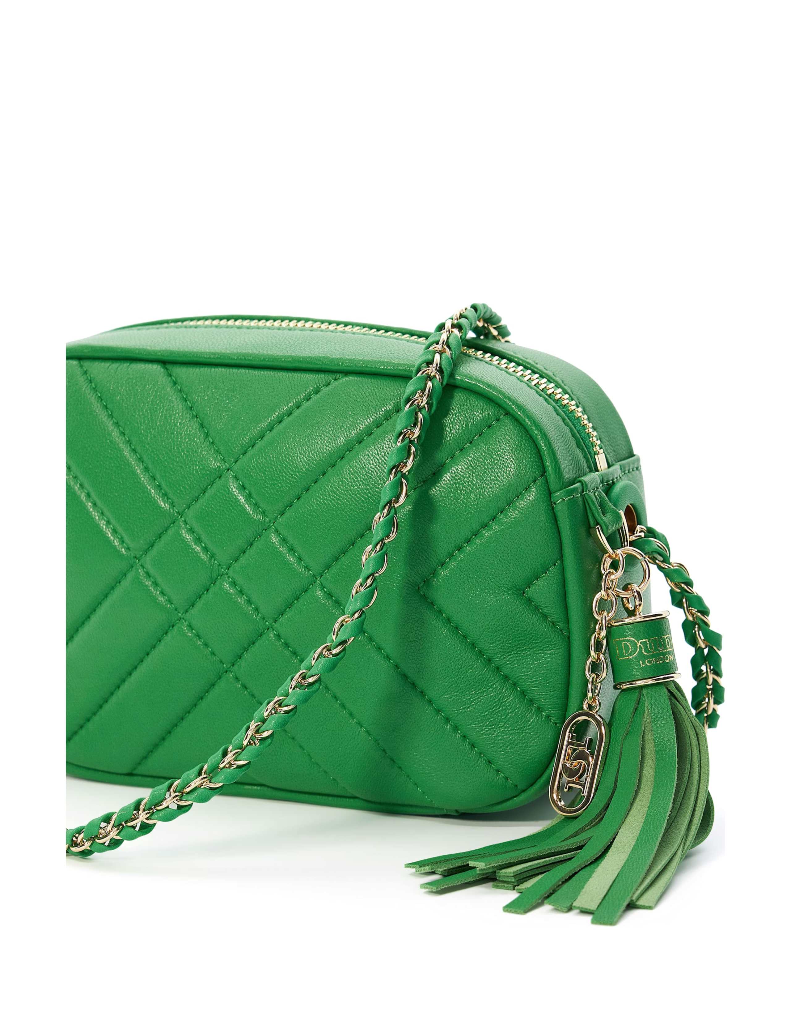 Premium Leather Metallic Crossbody Bag 4 of 4