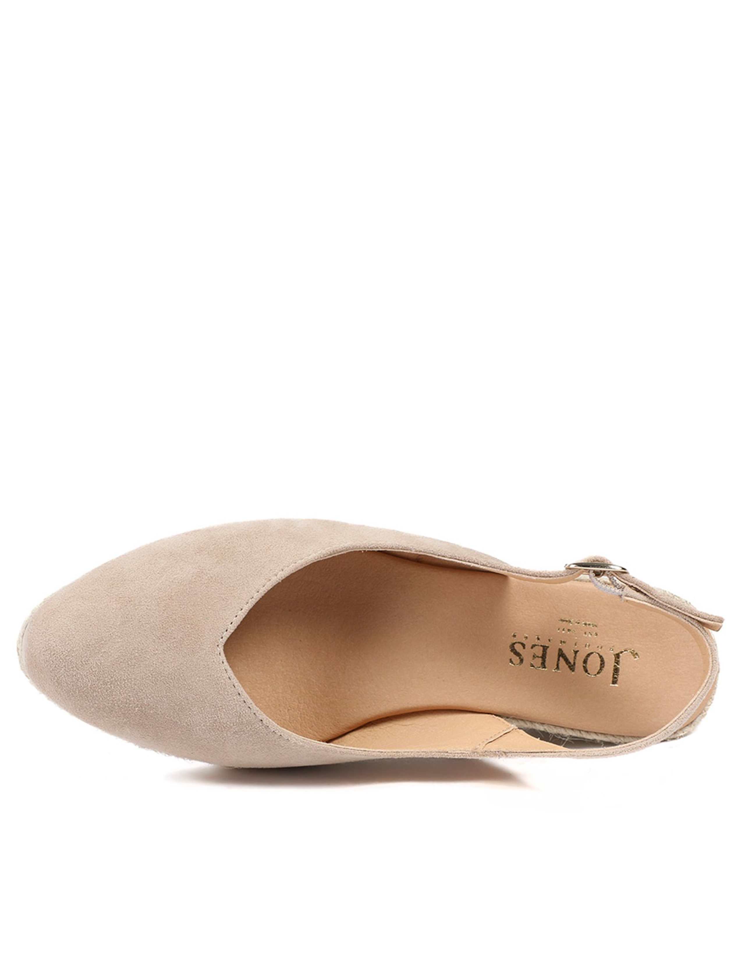 Suede Wedge Slingback Shoes 5 of 6