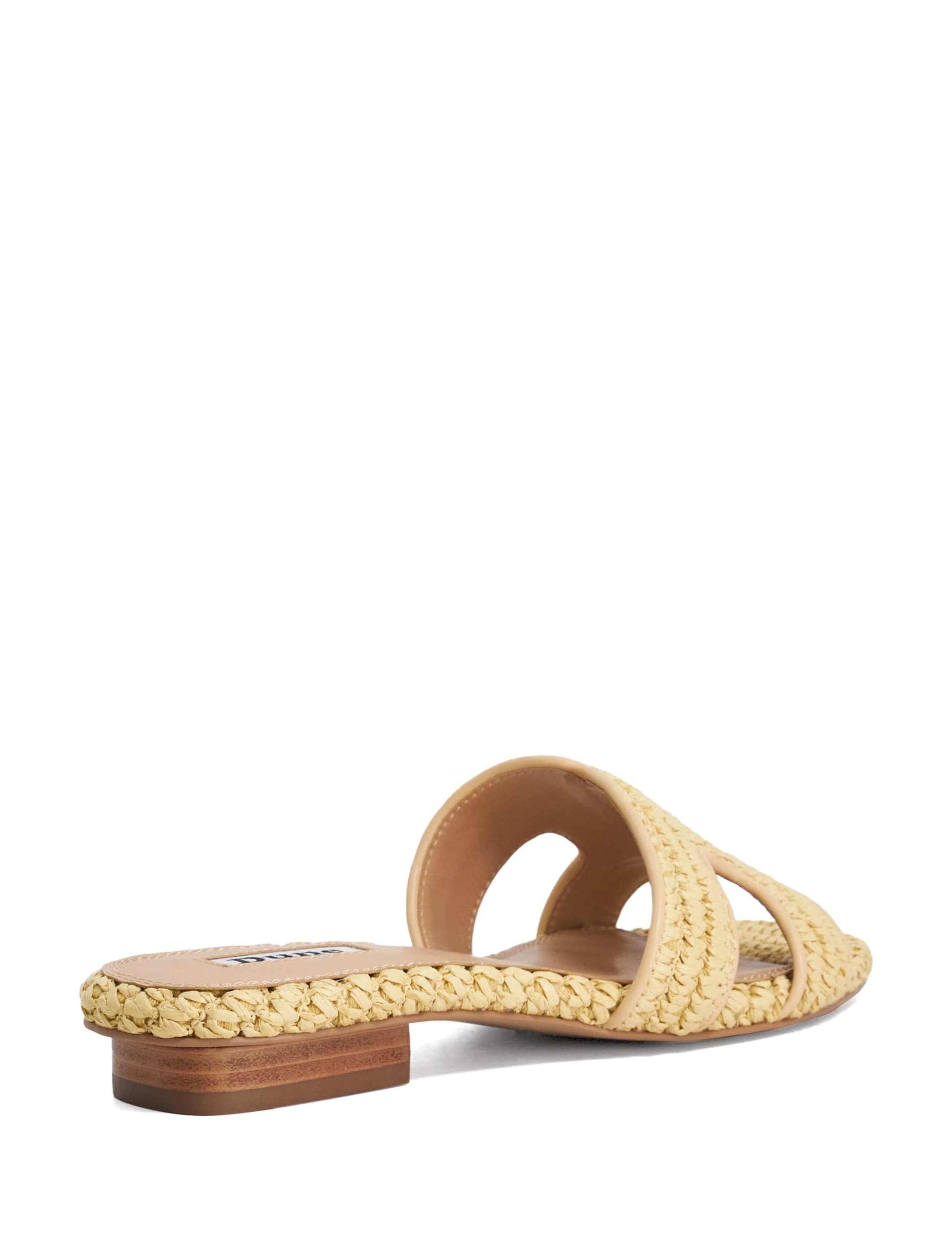 Raffia Block Heel Sliders 5 of 5