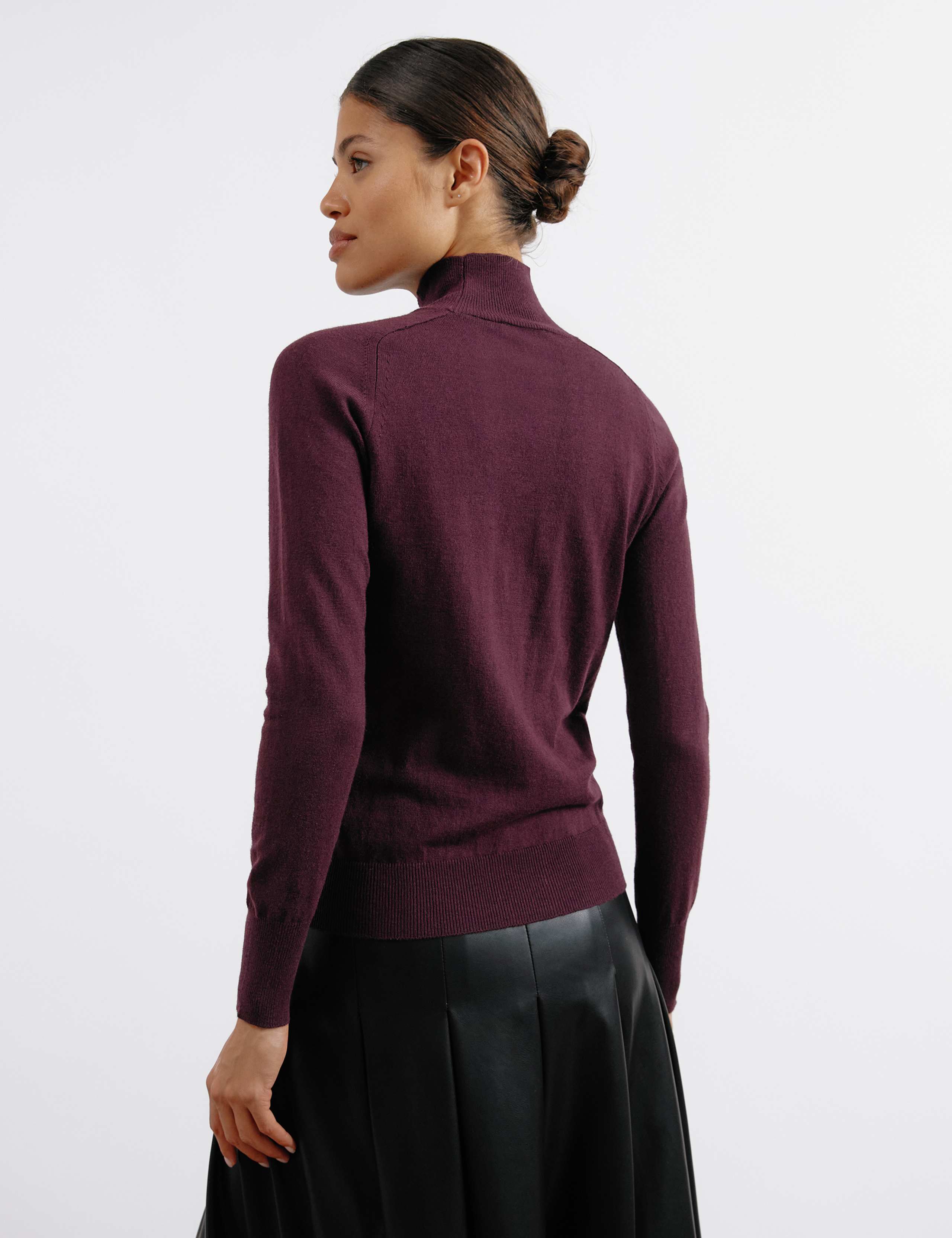 Funnel Neck Jumper with Wool 4 of 5