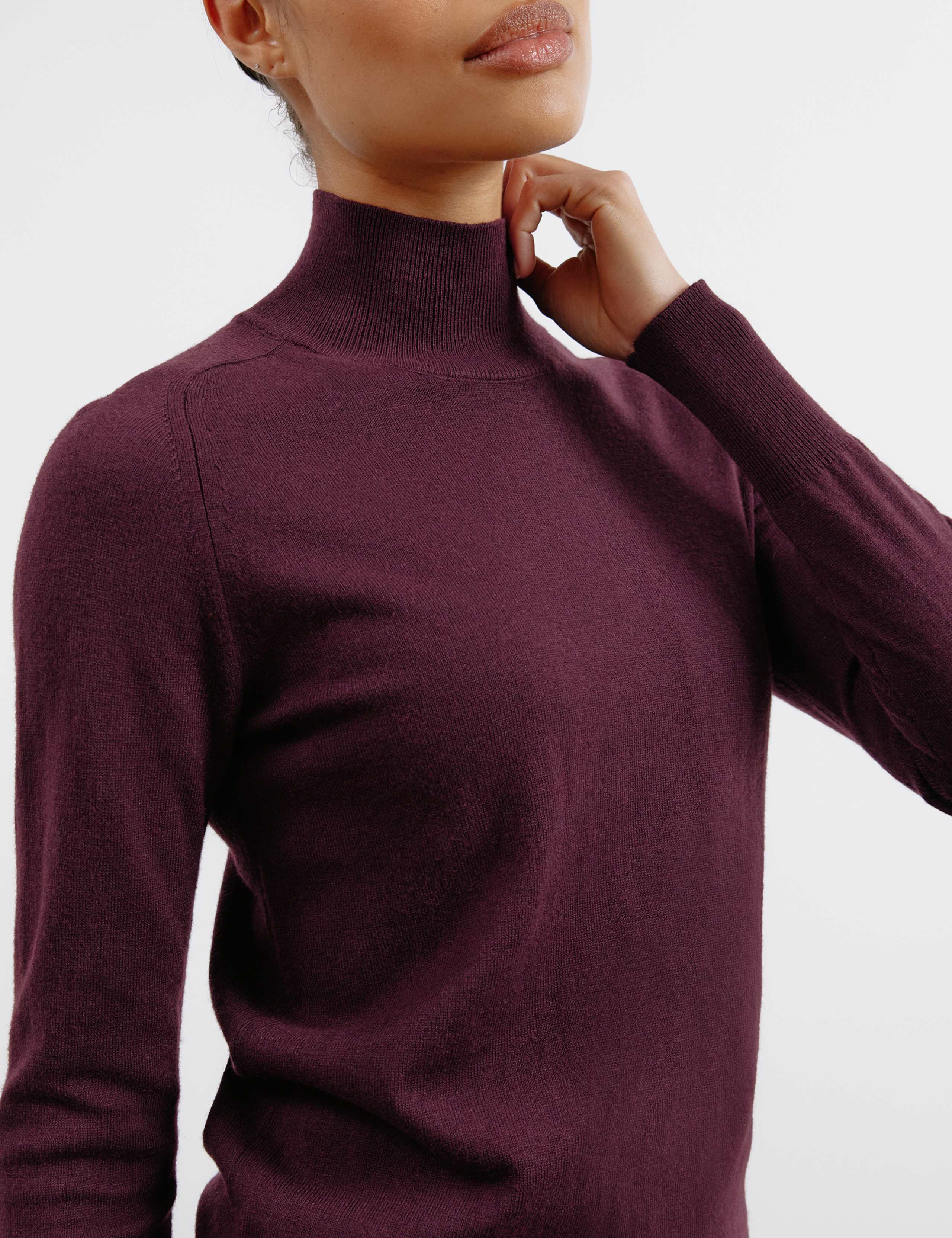Funnel Neck Jumper with Wool 5 of 5