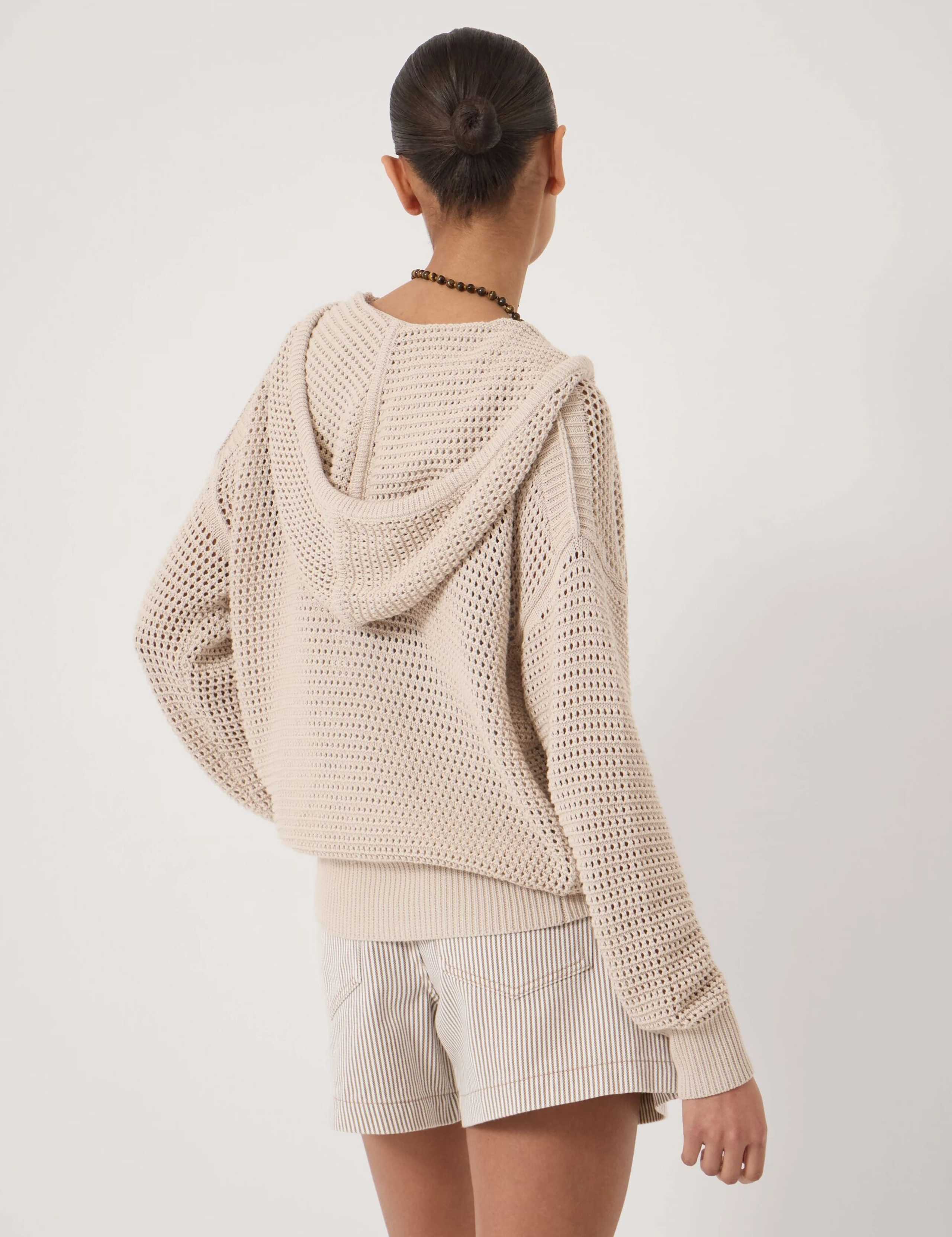 Pure Cotton Openstitch V-Neck Hoodie 6 of 6