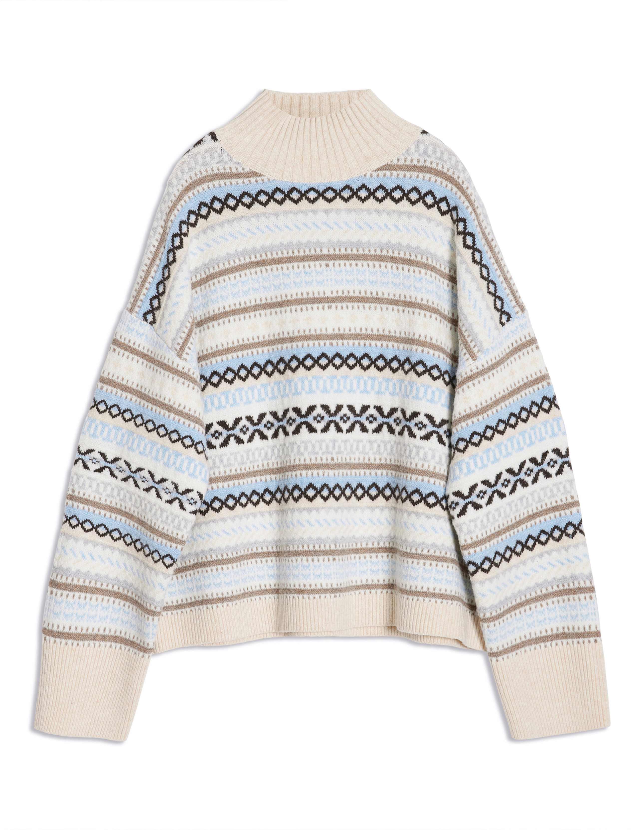 Fair Isle Turtle Neck Jumper with Wool 2 of 5