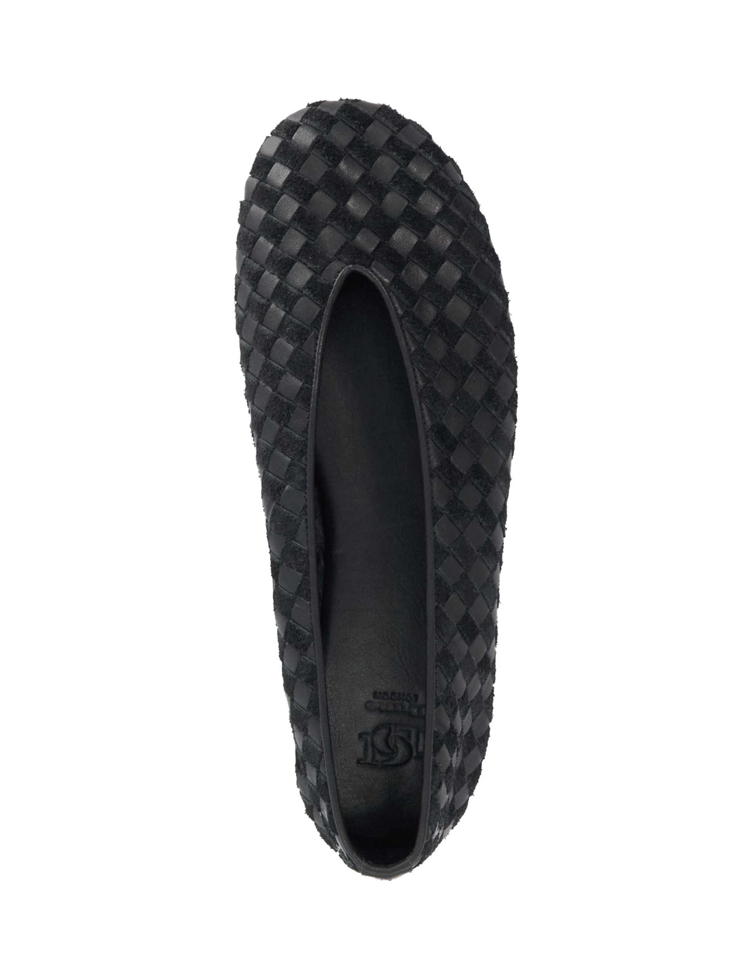 Leather Woven Ballet Pumps 2 of 5
