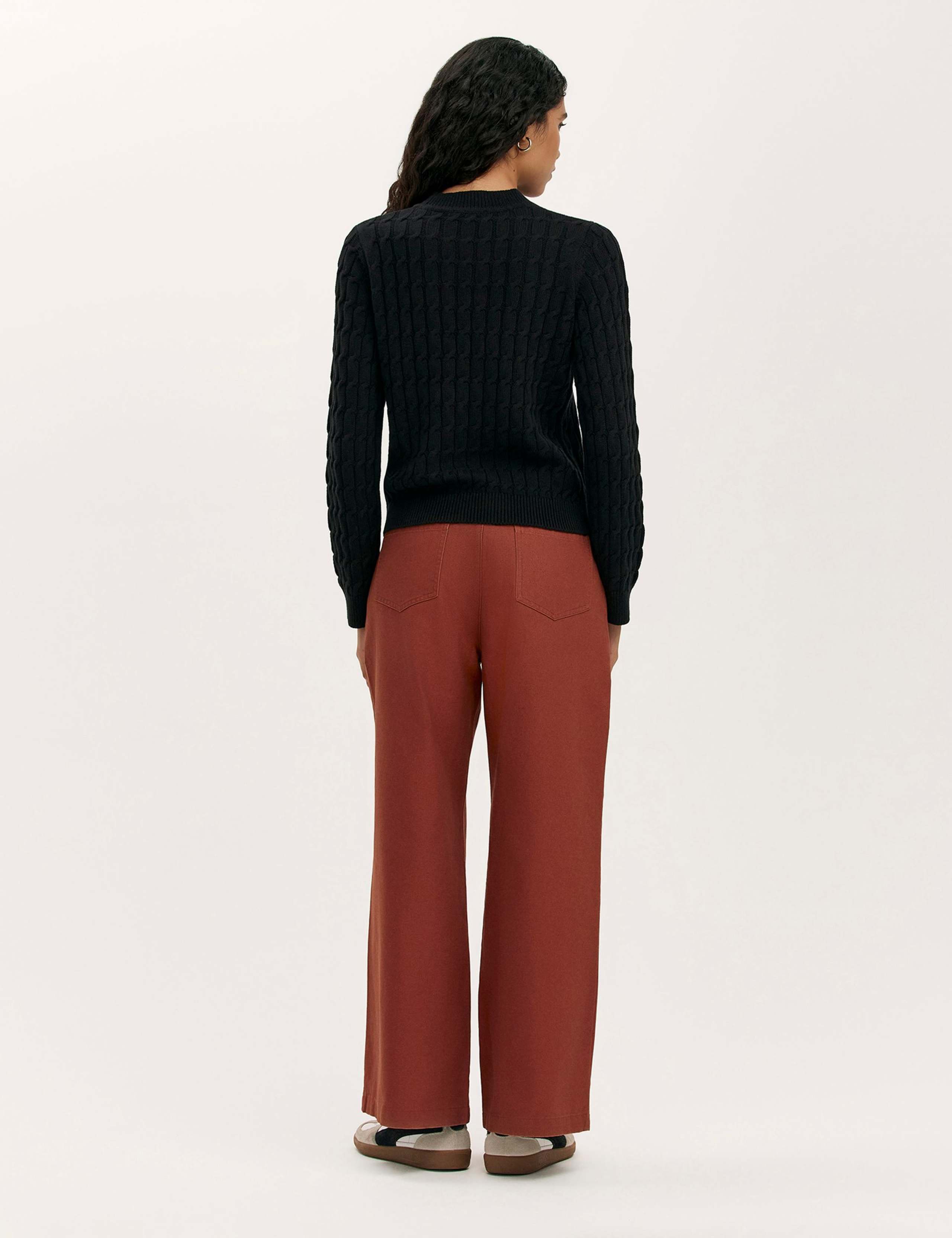 Pure Cotton Cable Knit Jumper 4 of 5