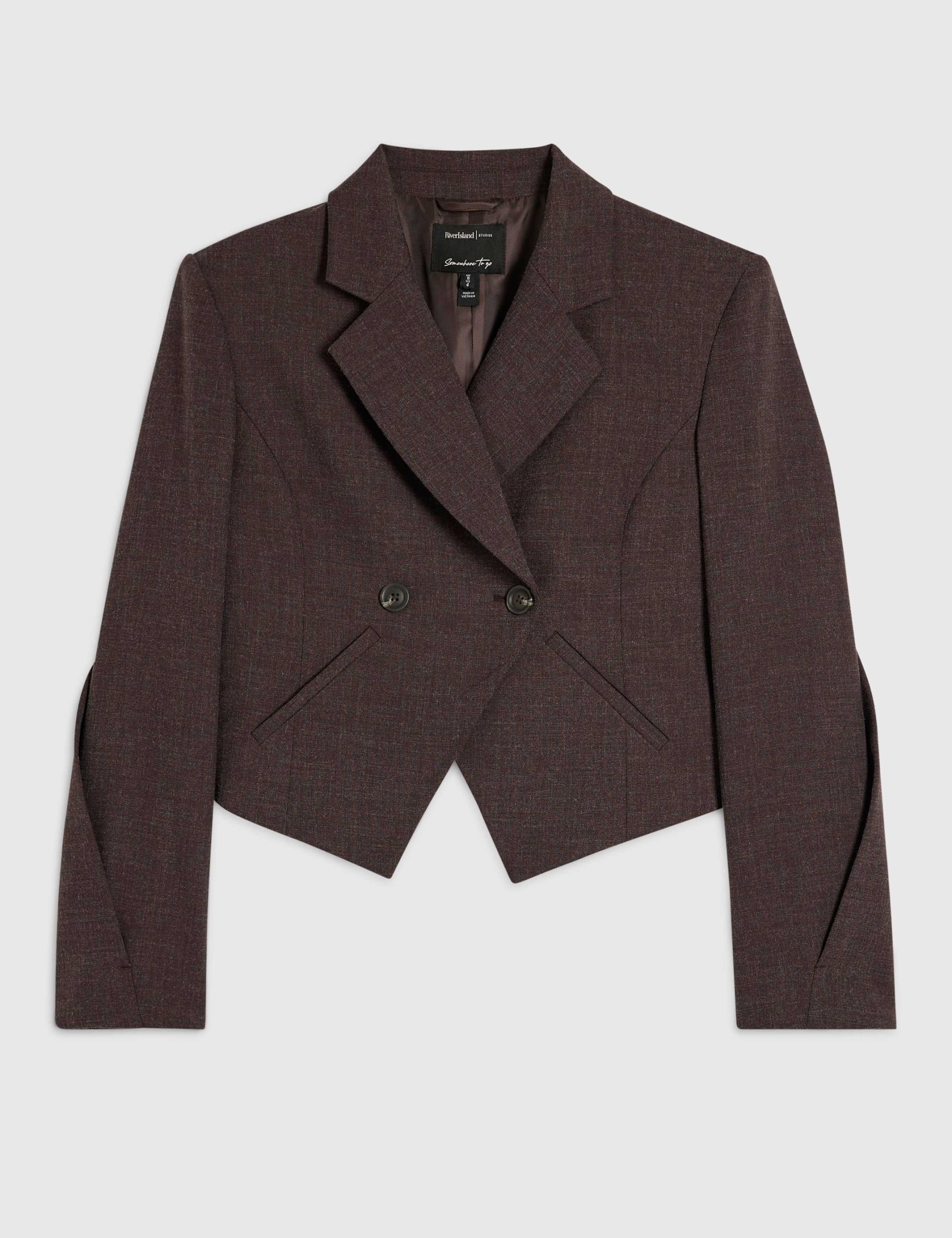 Cropped Blazer 2 of 3