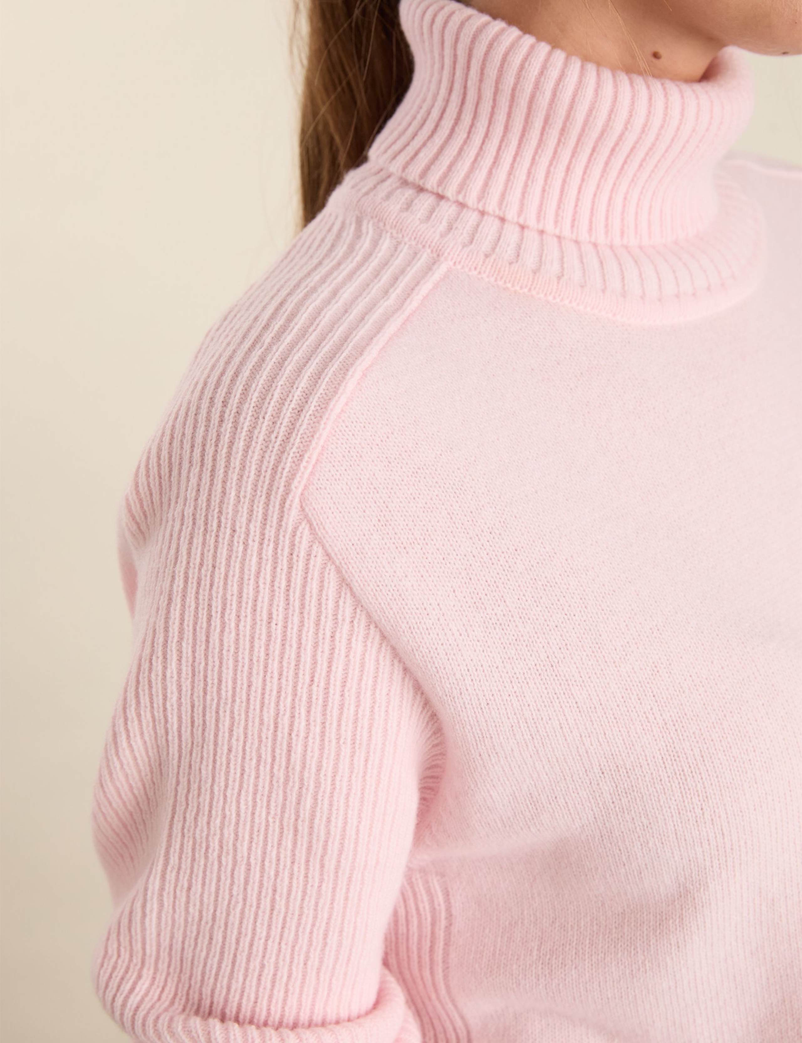 Wool Rich Funnel Neck Jumper 4 of 6