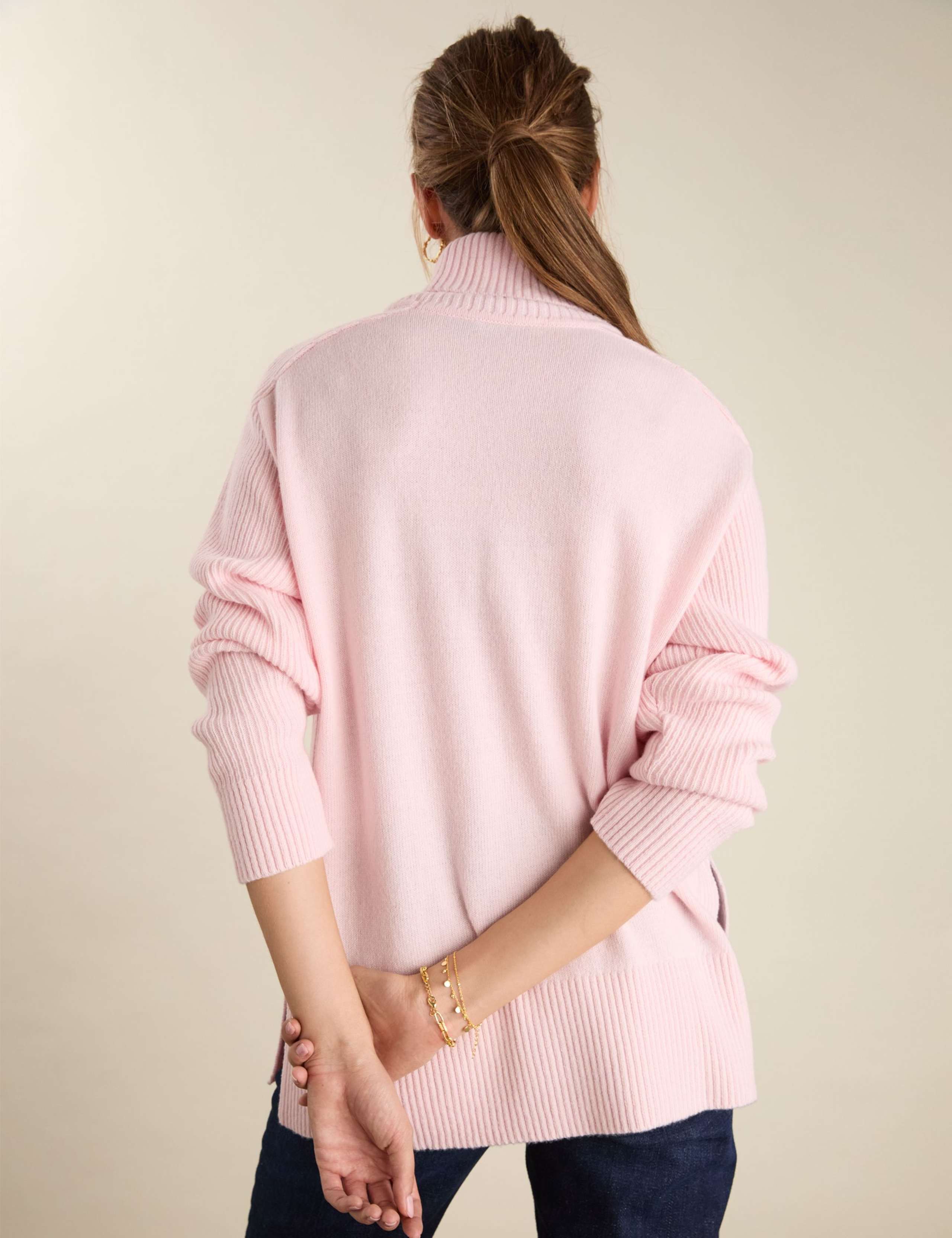 Wool Rich Funnel Neck Jumper 5 of 6