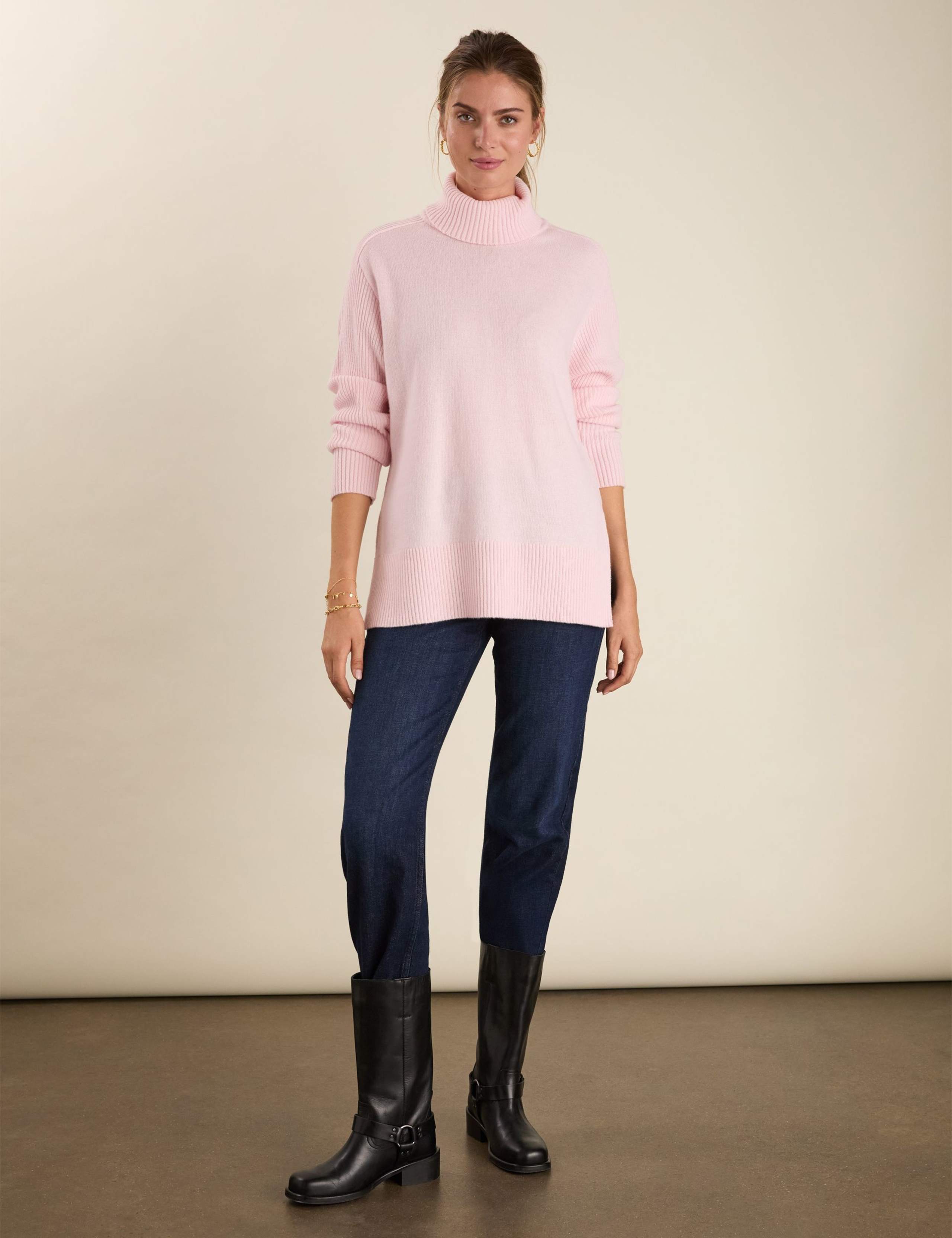 Wool Rich Funnel Neck Jumper 6 of 6