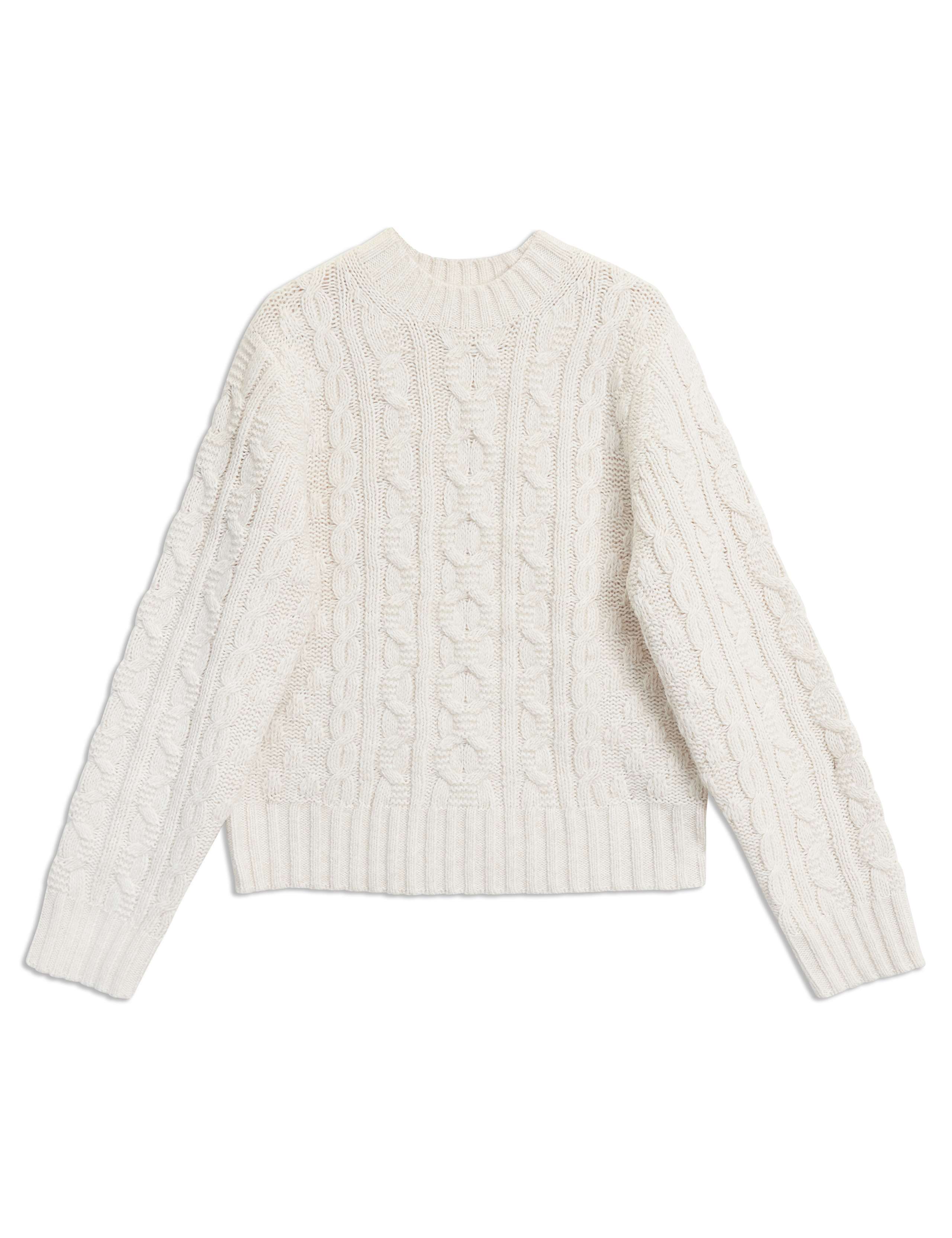 Cable Knit Crew Neck Jumper 2 of 6