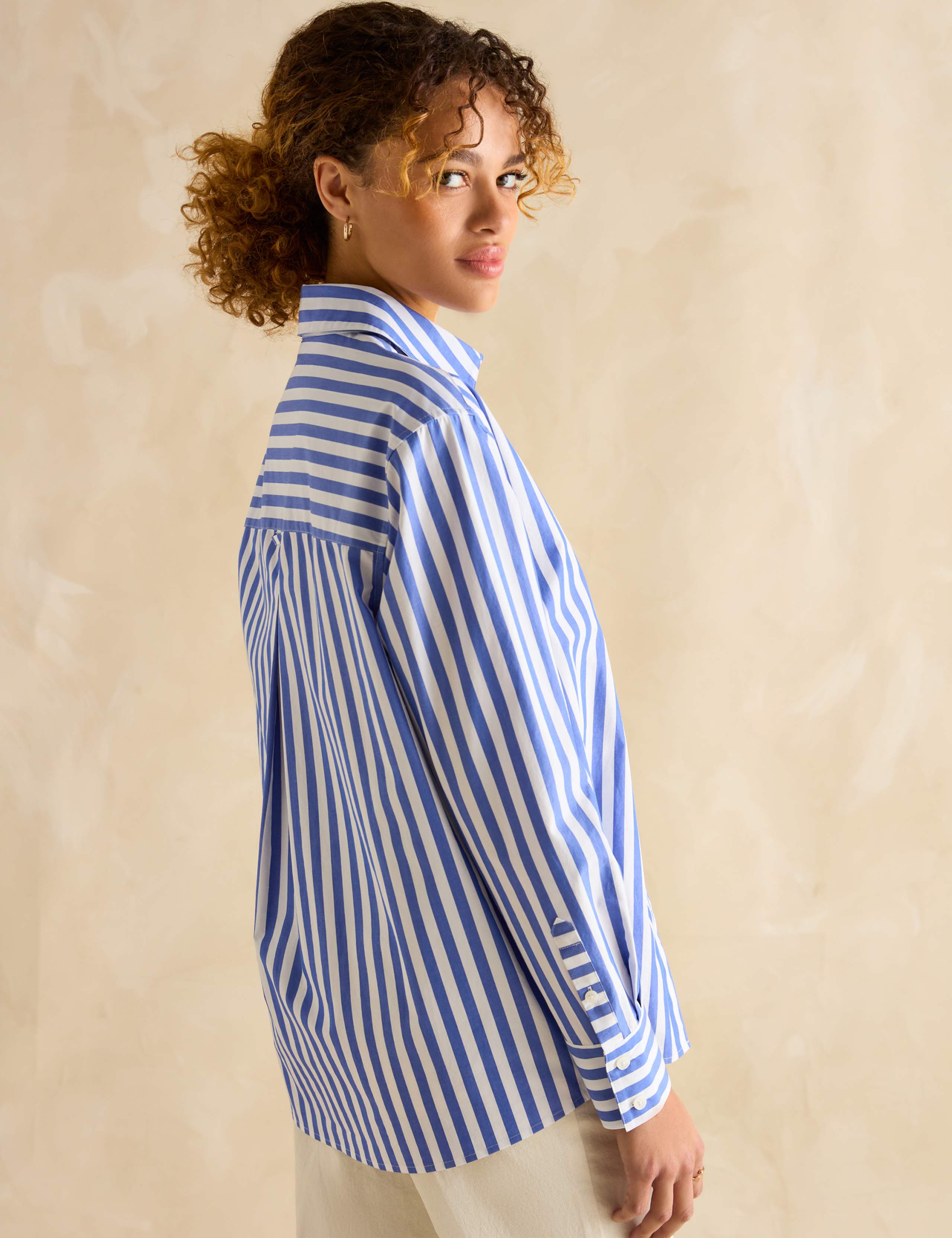 Pure Cotton Striped Relaxed Shirt 4 of 7