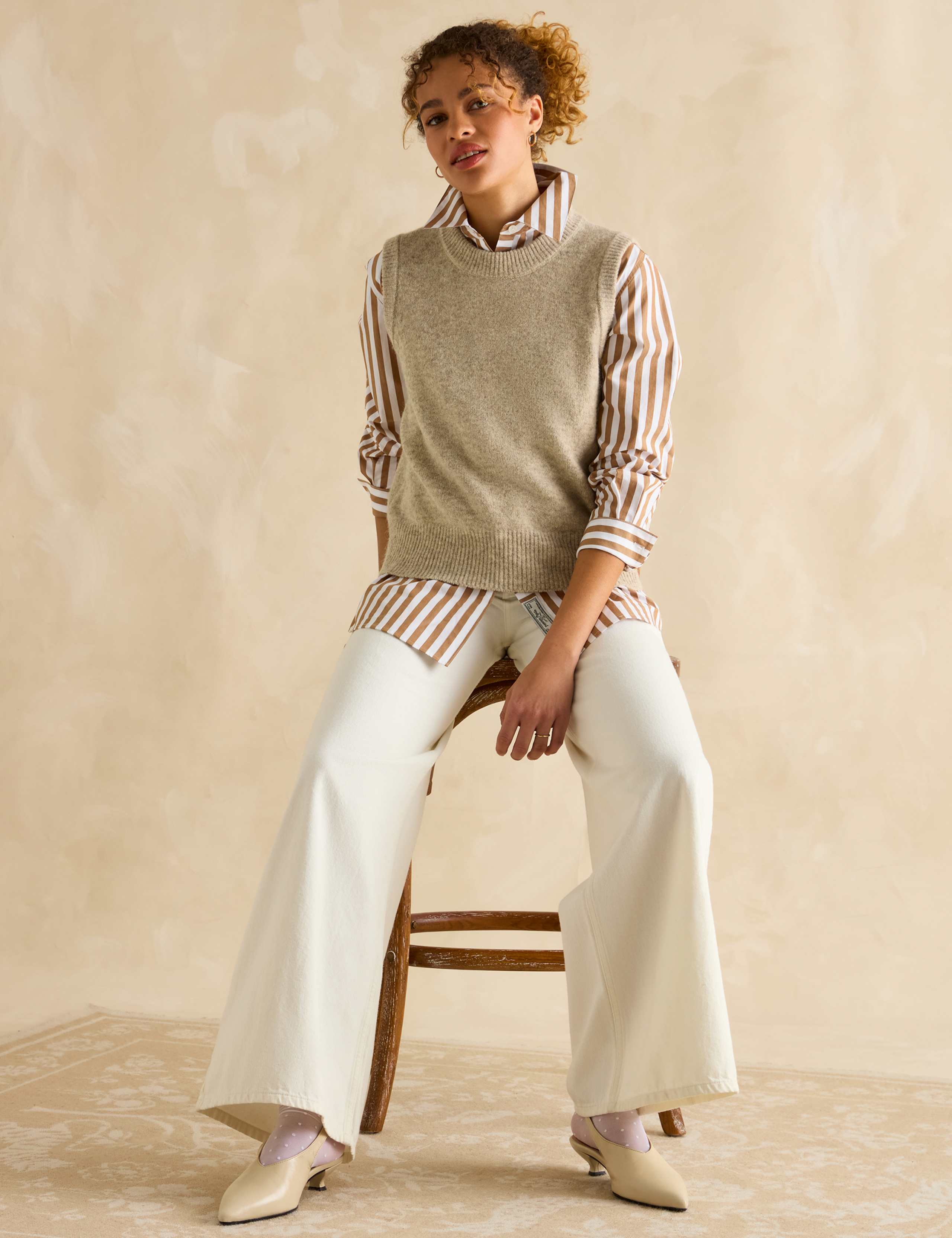 Pure Cotton Striped Relaxed Shirt 3 of 6