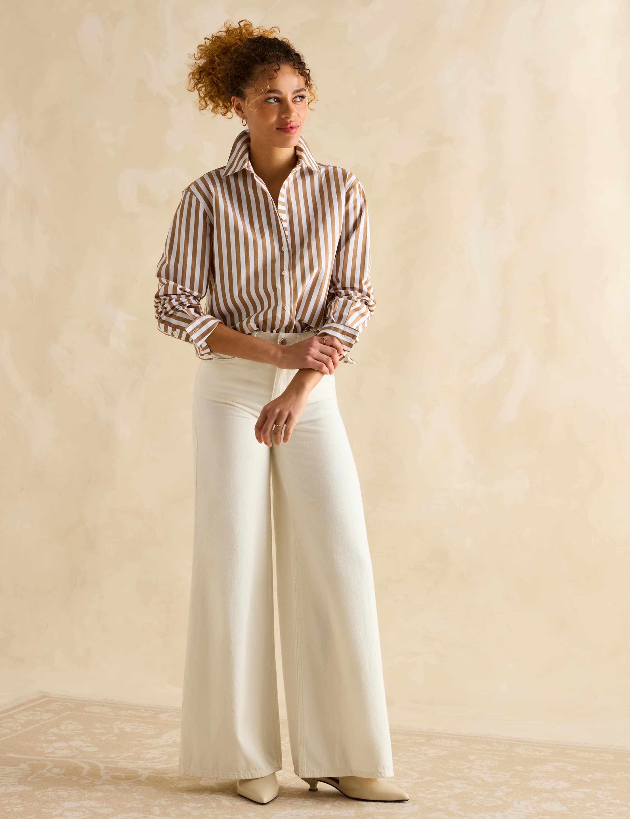 Pure Cotton Striped Relaxed Shirt 4 of 6
