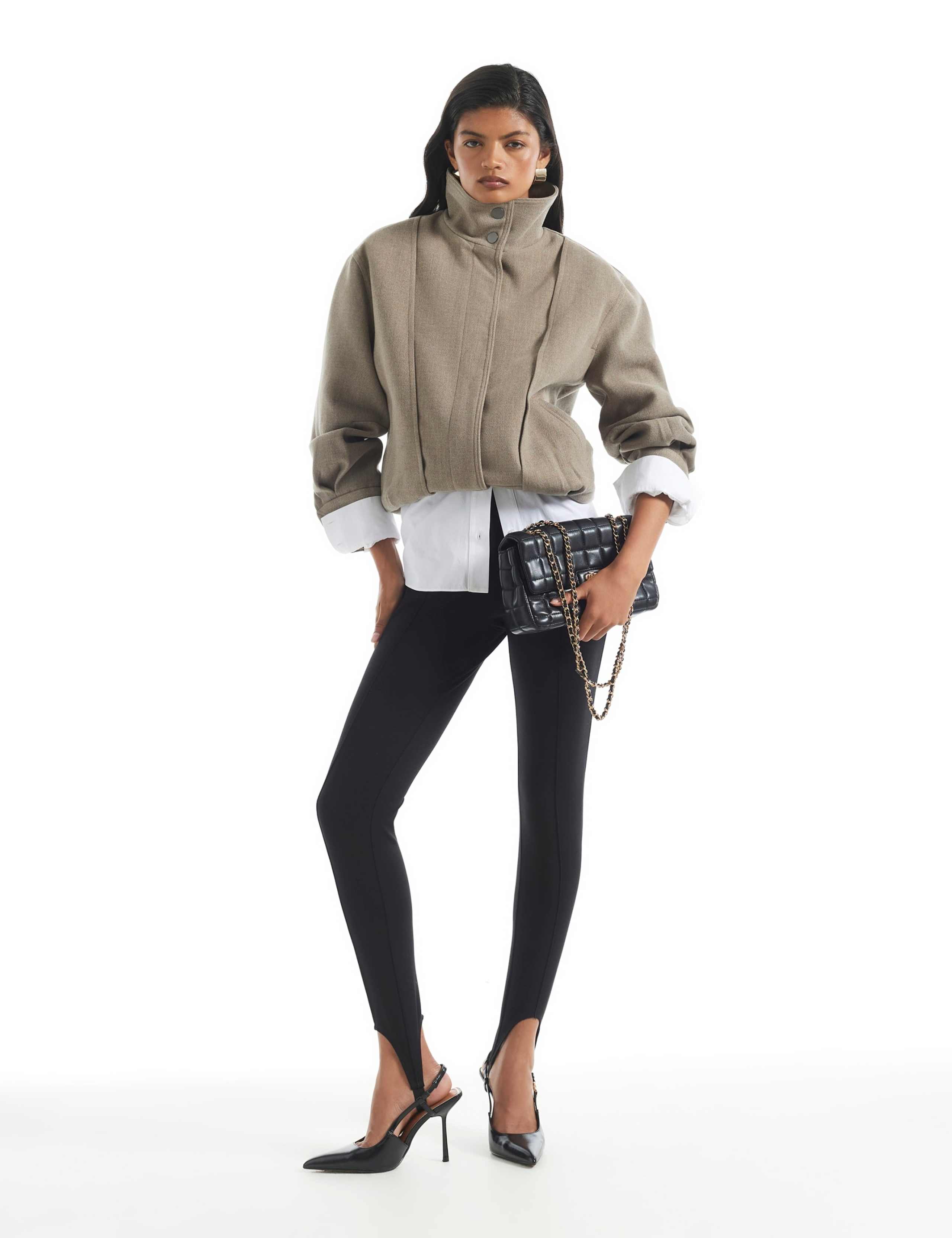 Oversized Funnel Neck Bomber Jacket 3 of 3