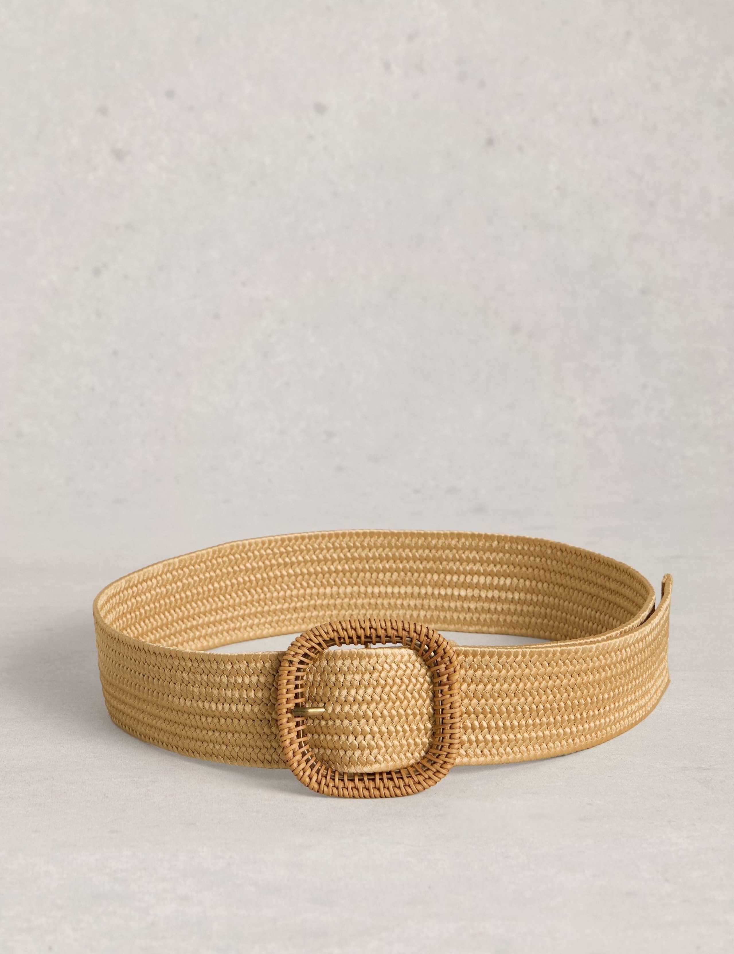 Summer Weave Buckle Belt 2 of 3