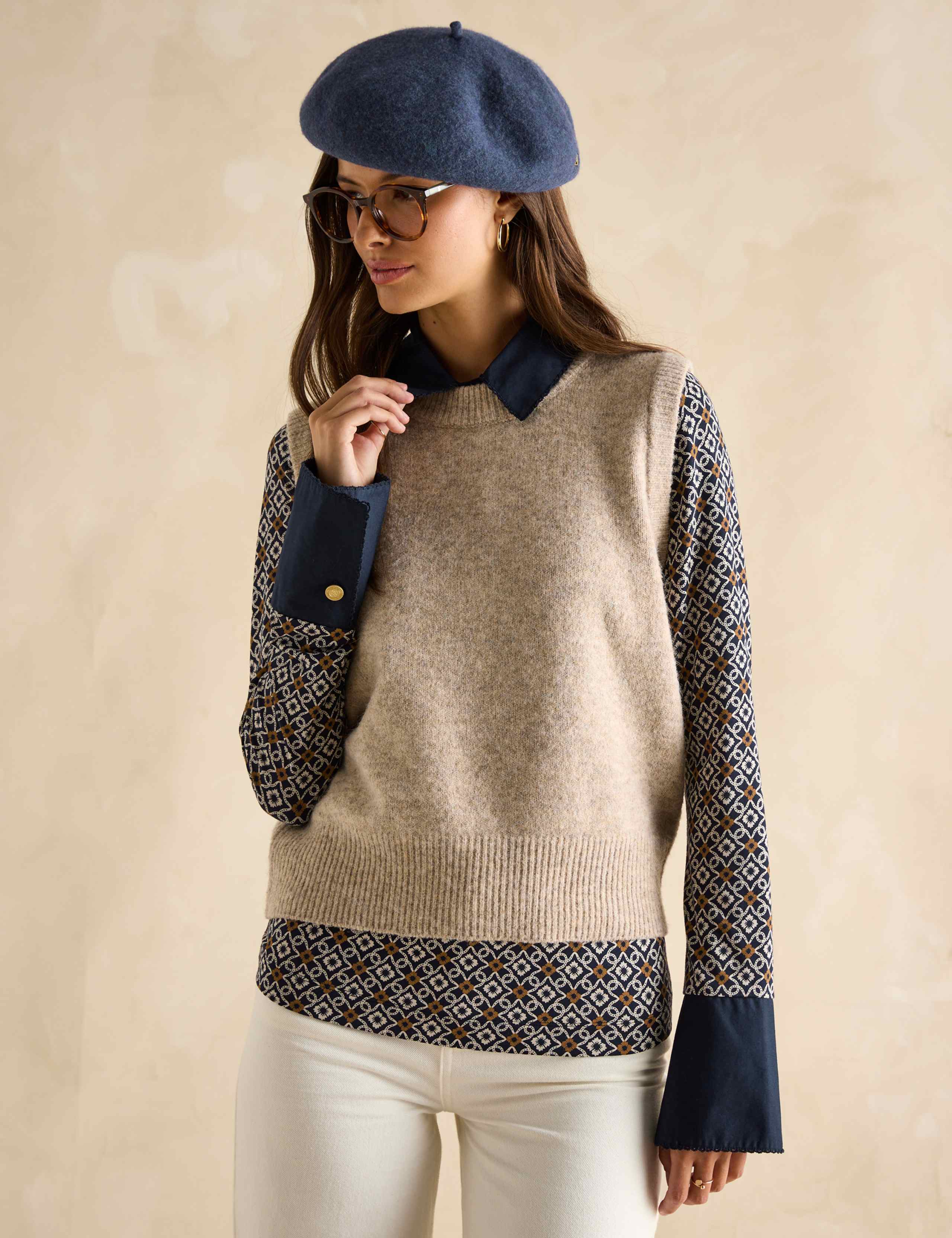 Geometric Collared Top 4 of 8