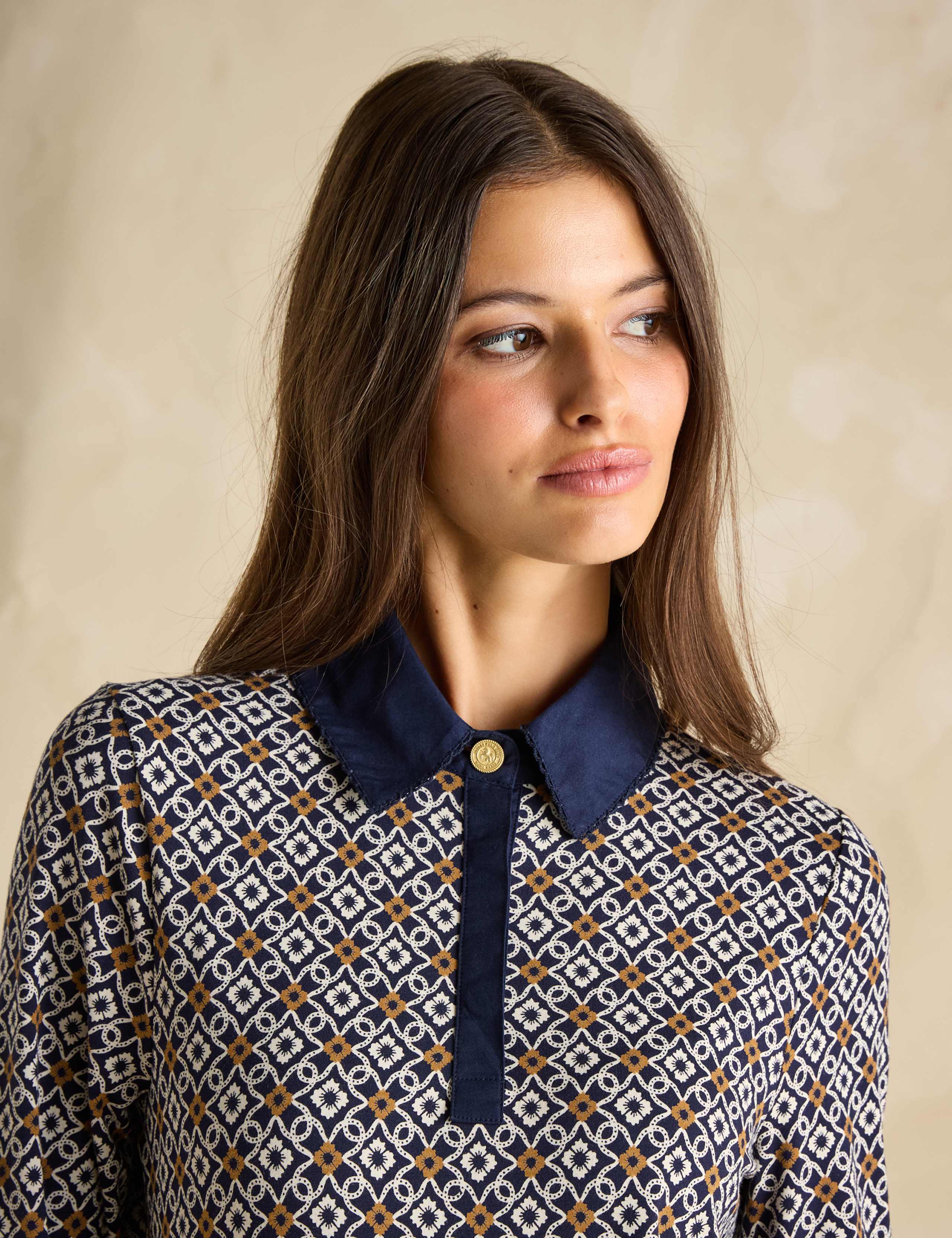 Geometric Collared Top 7 of 8