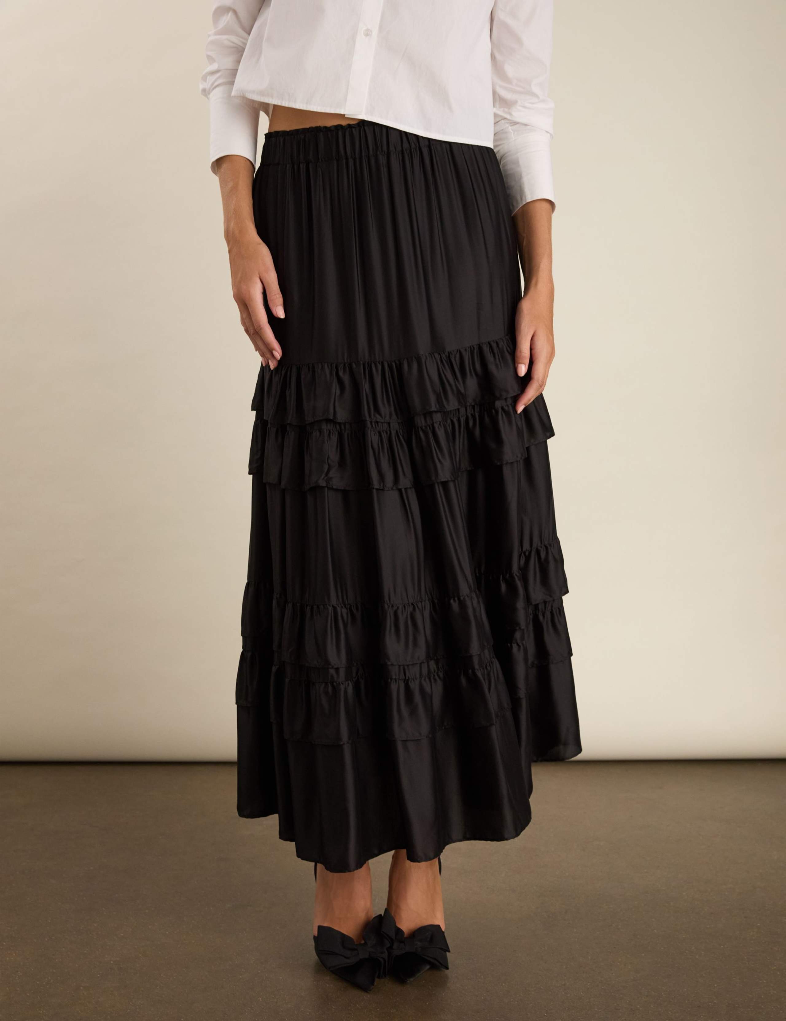 Ruffle Maxi Tiered Skirt 4 of 6