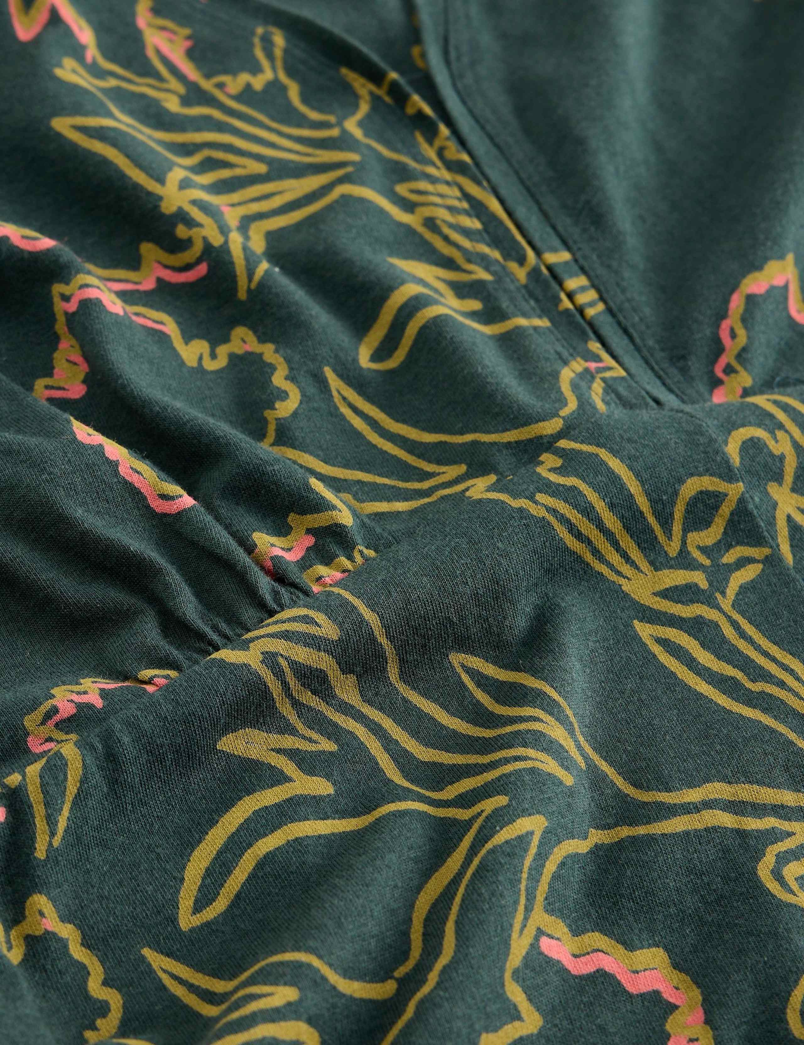 Jersey Floral Midi Tea Dress 6 of 6