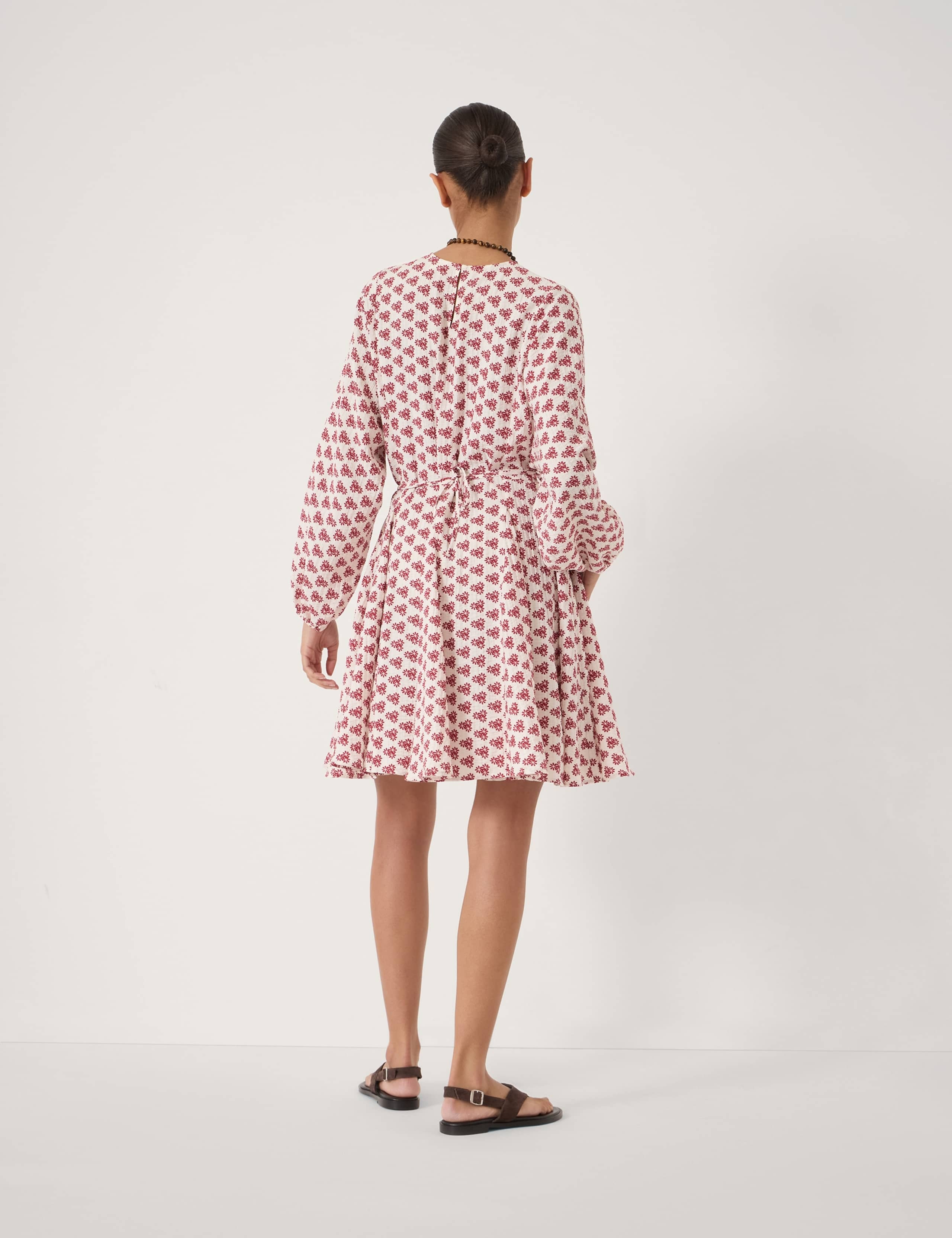 Floral Mini Smock Dress 4 of 5