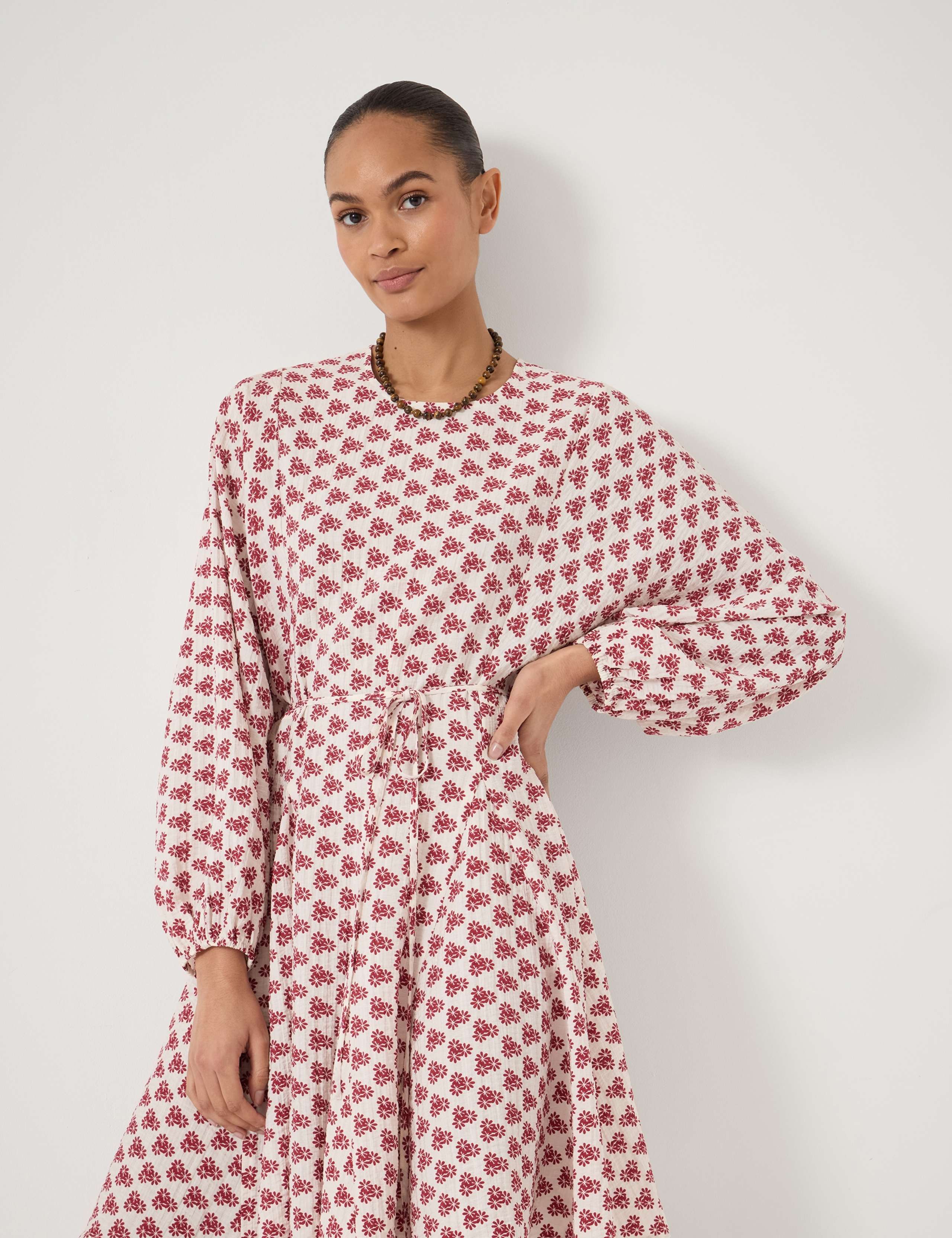 Floral Mini Smock Dress 5 of 5