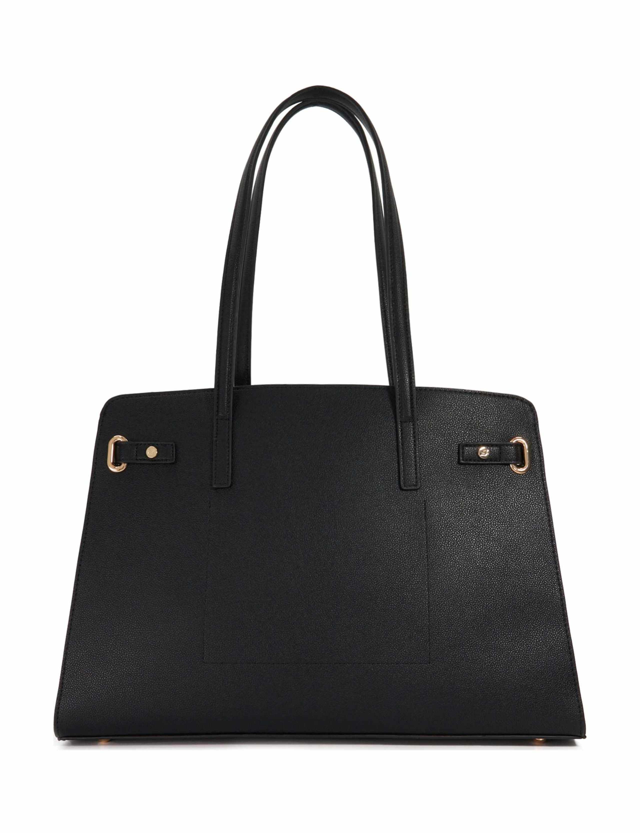 Leather Buckle Strap Tote Bag 4 of 6