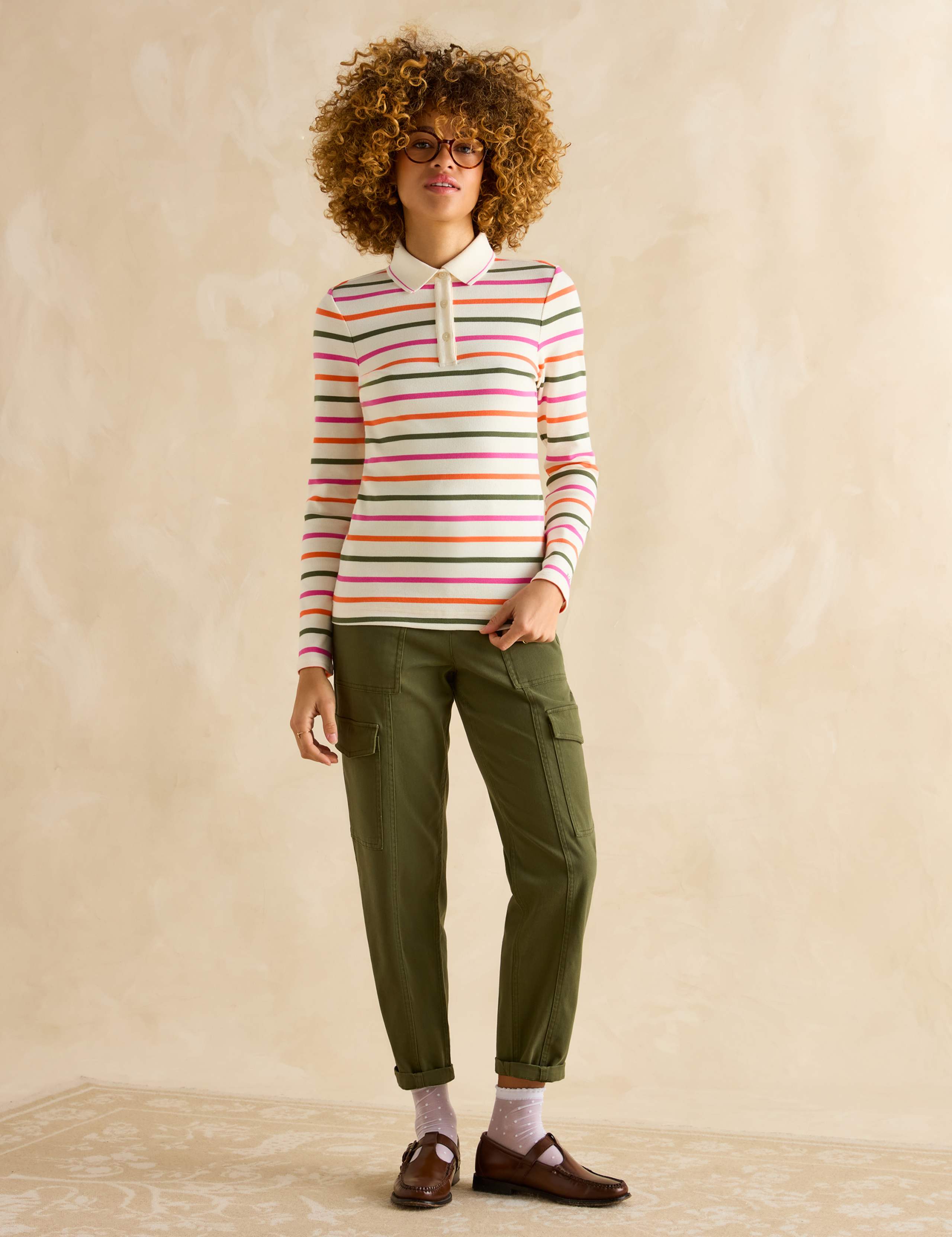 Cotton Rich Striped Top 3 of 7