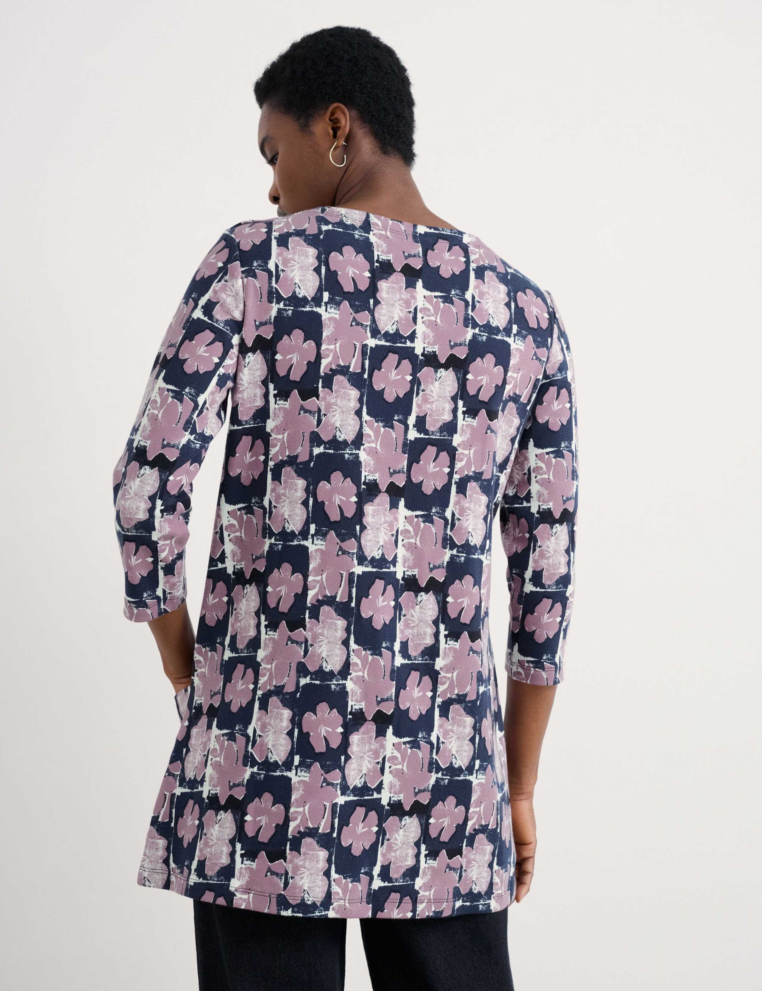 Cotton Rich Floral Relaxed Tunic 3 of 5