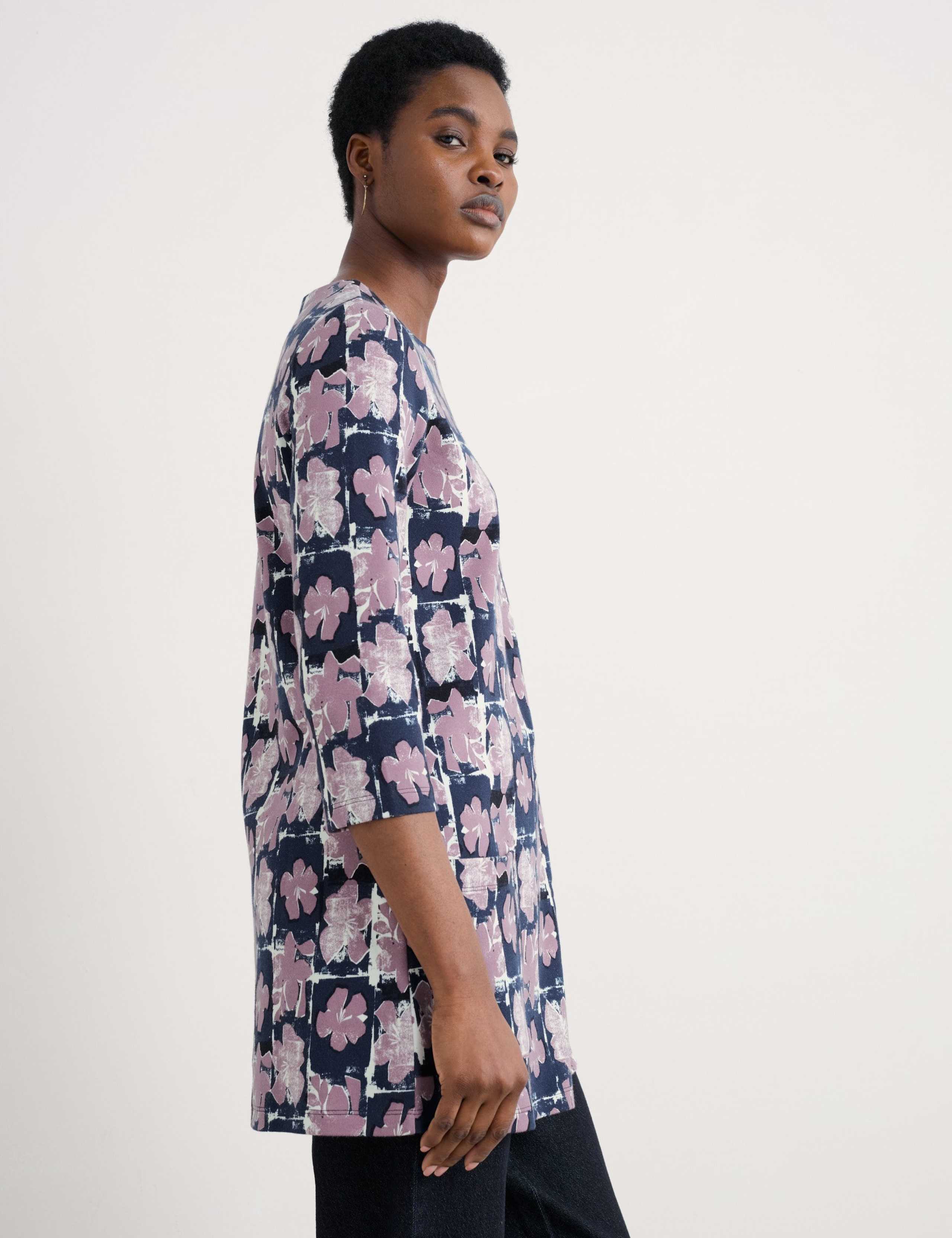 Cotton Rich Floral Relaxed Tunic 4 of 5