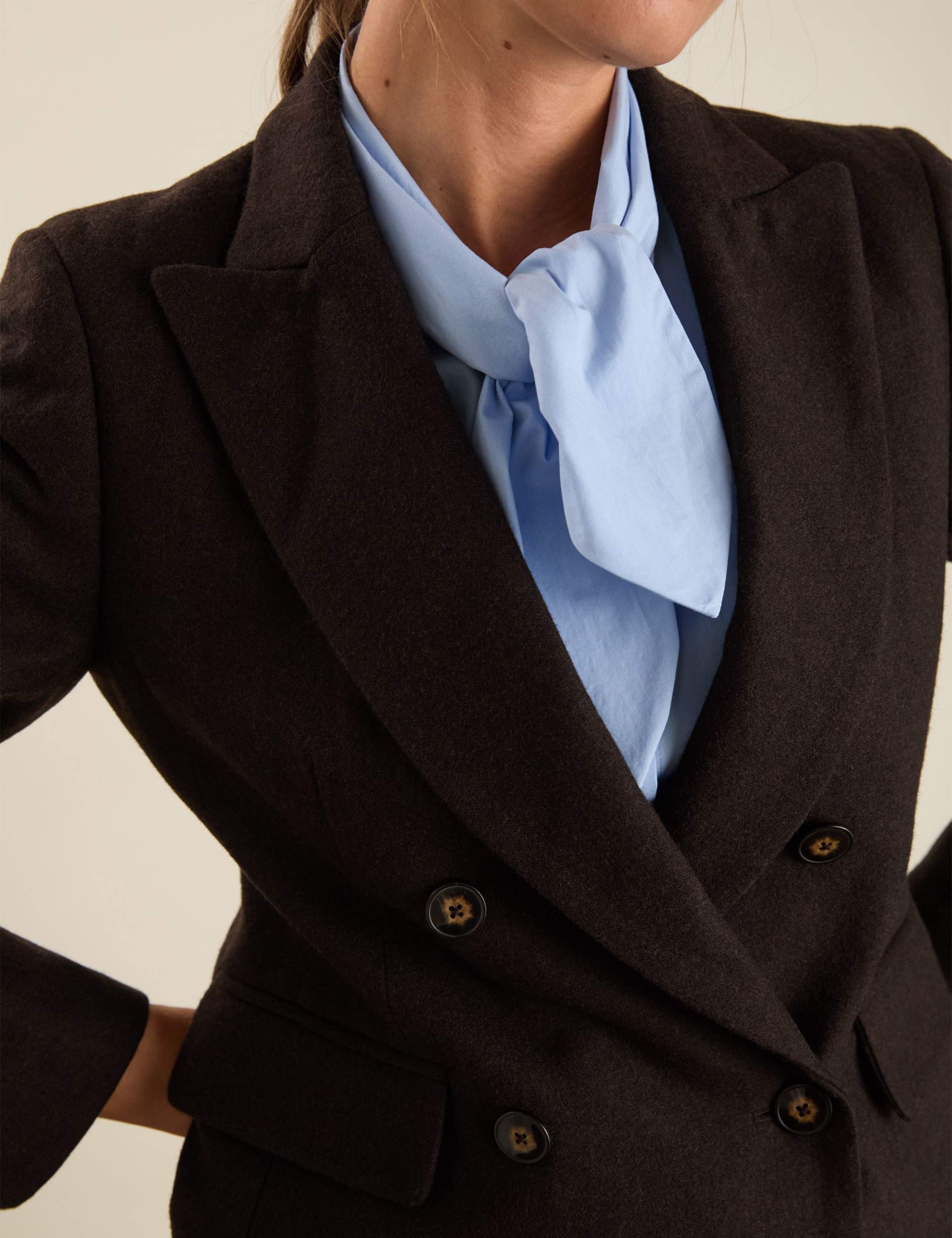 Wool Rich Tailored Double Breasted Blazer 5 of 6