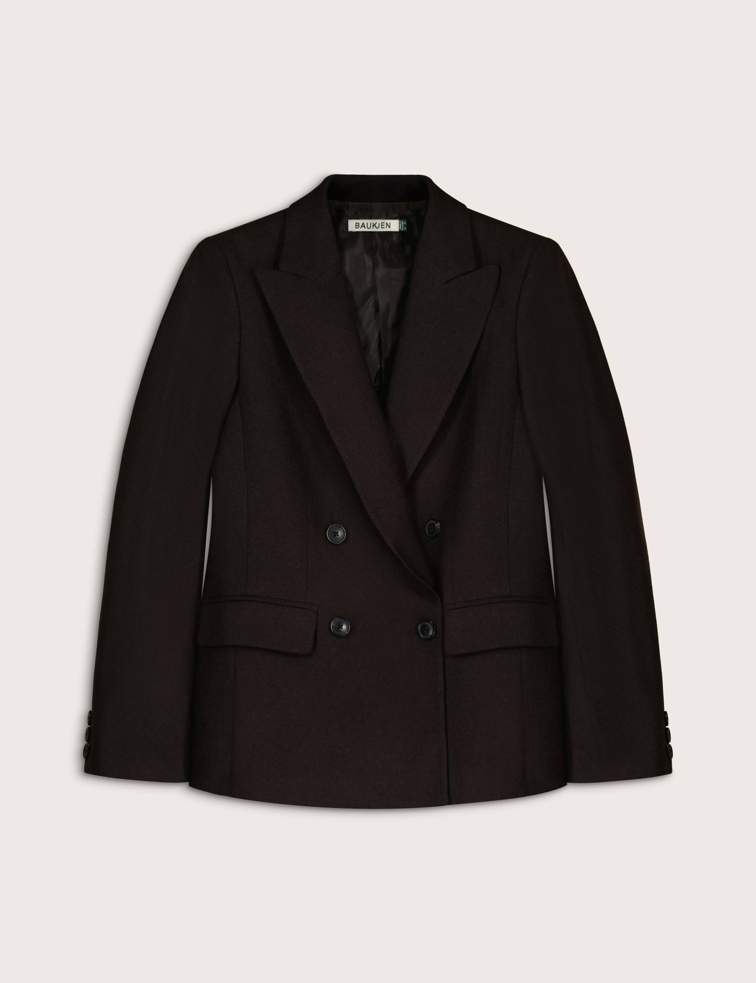 Wool Rich Tailored Double Breasted Blazer 2 of 6