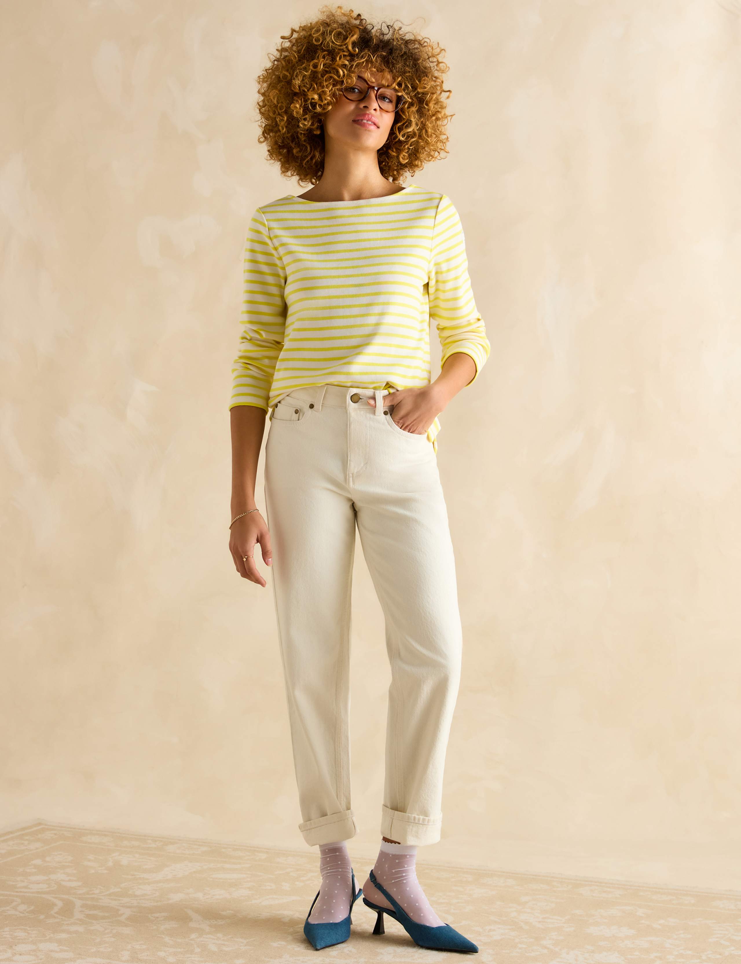Pure Cotton Striped Top 3 of 6