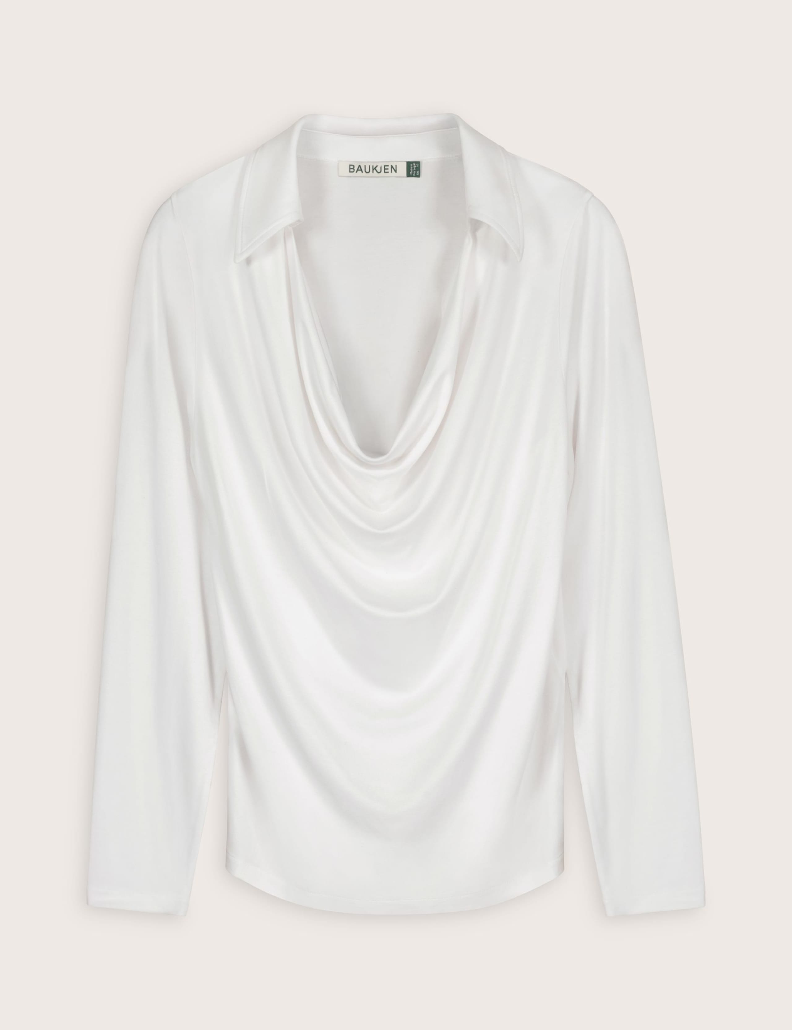 Jersey Collared Cowl Neck Top 2 of 4