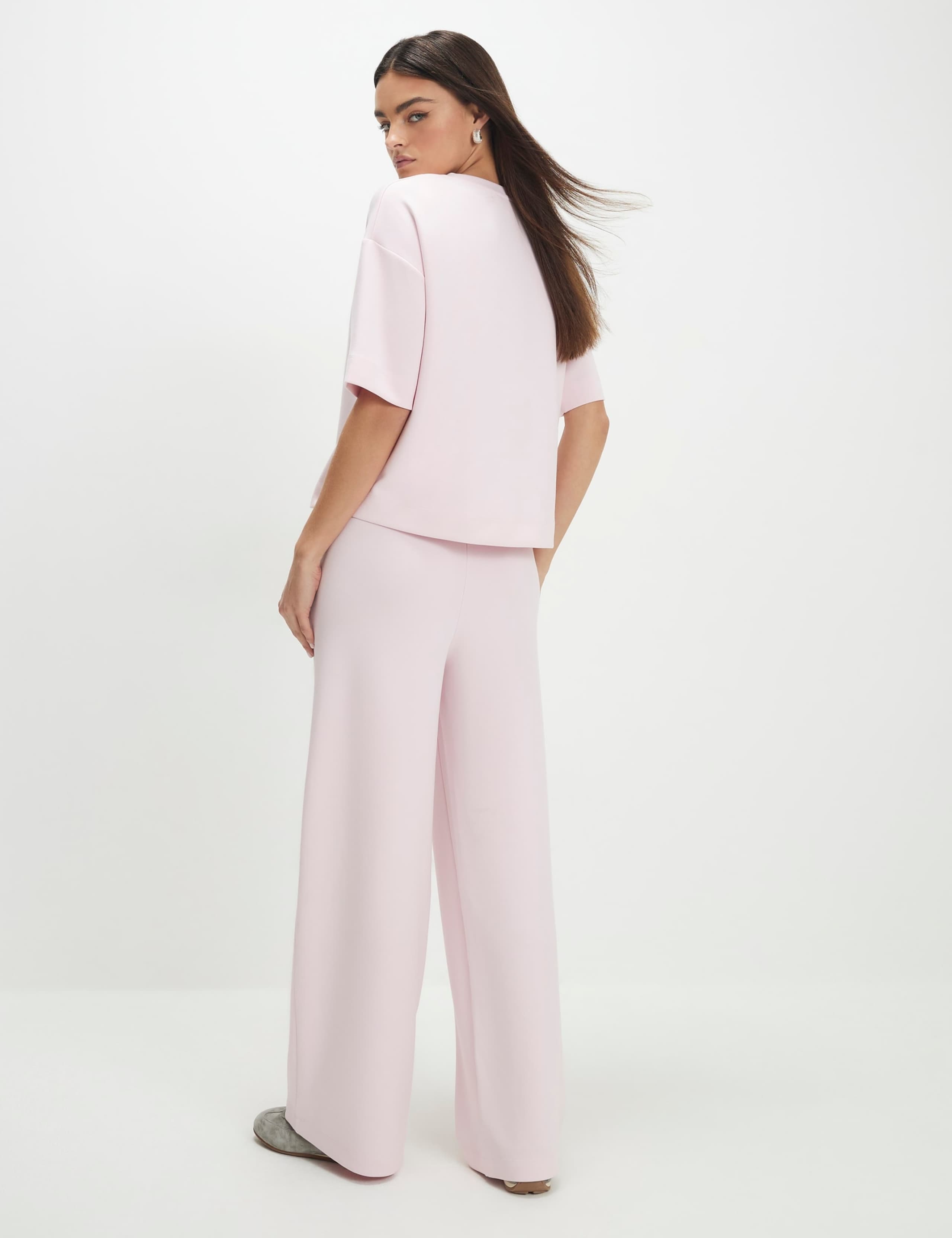 Neoprene Wide Leg Joggers 4 of 4