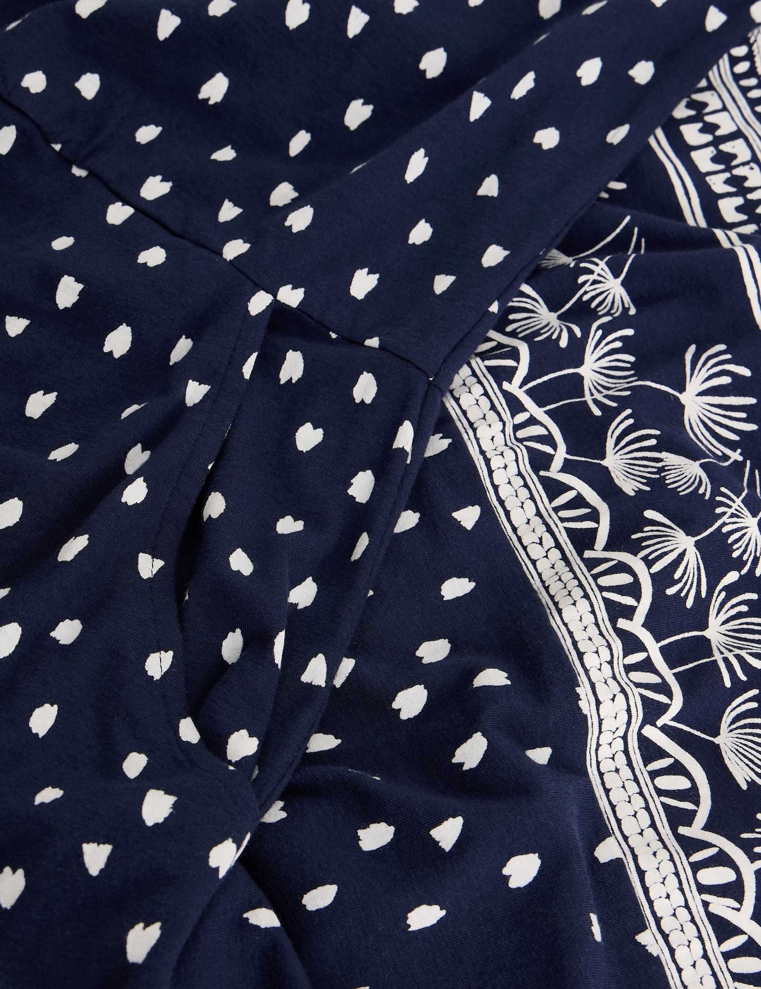 Jersey Printed Mini Waisted Dress 5 of 6