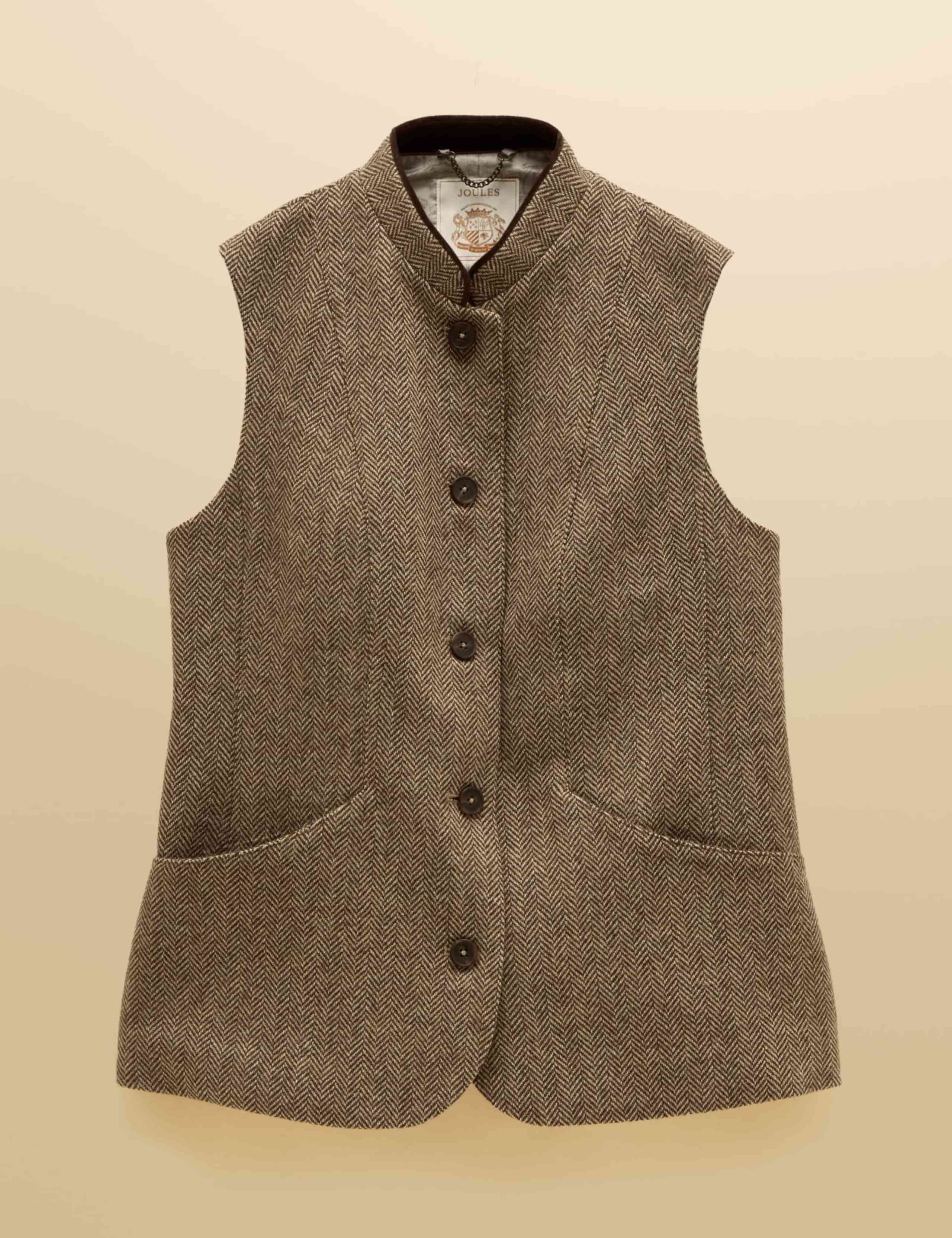 Tweed Sleeveless Waistcoat 2 of 10