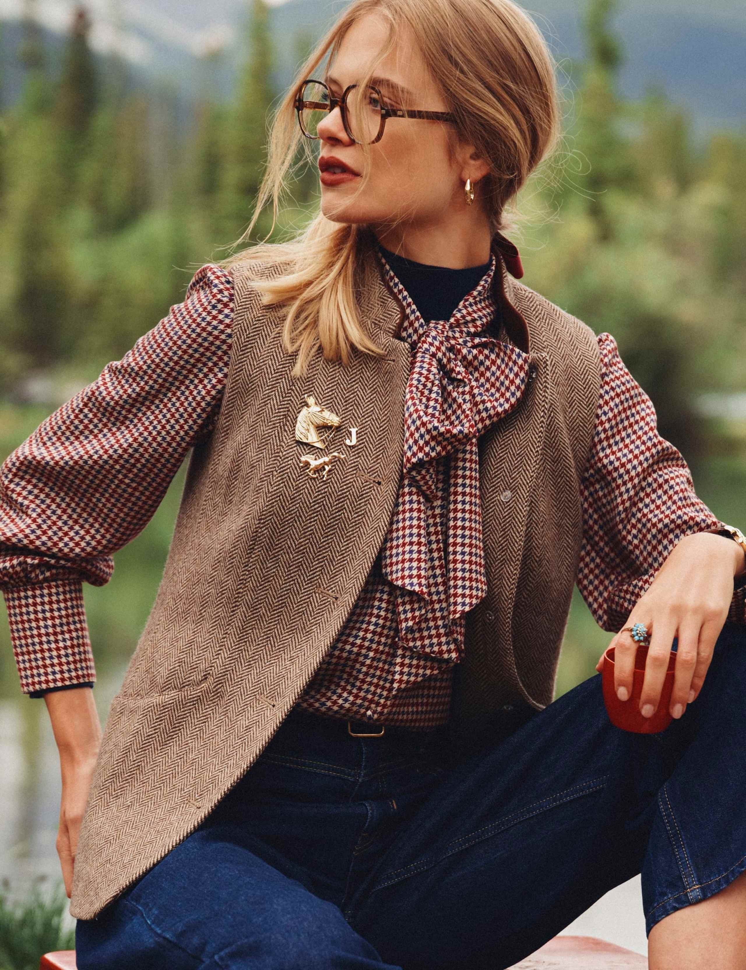Tweed Sleeveless Waistcoat 7 of 10