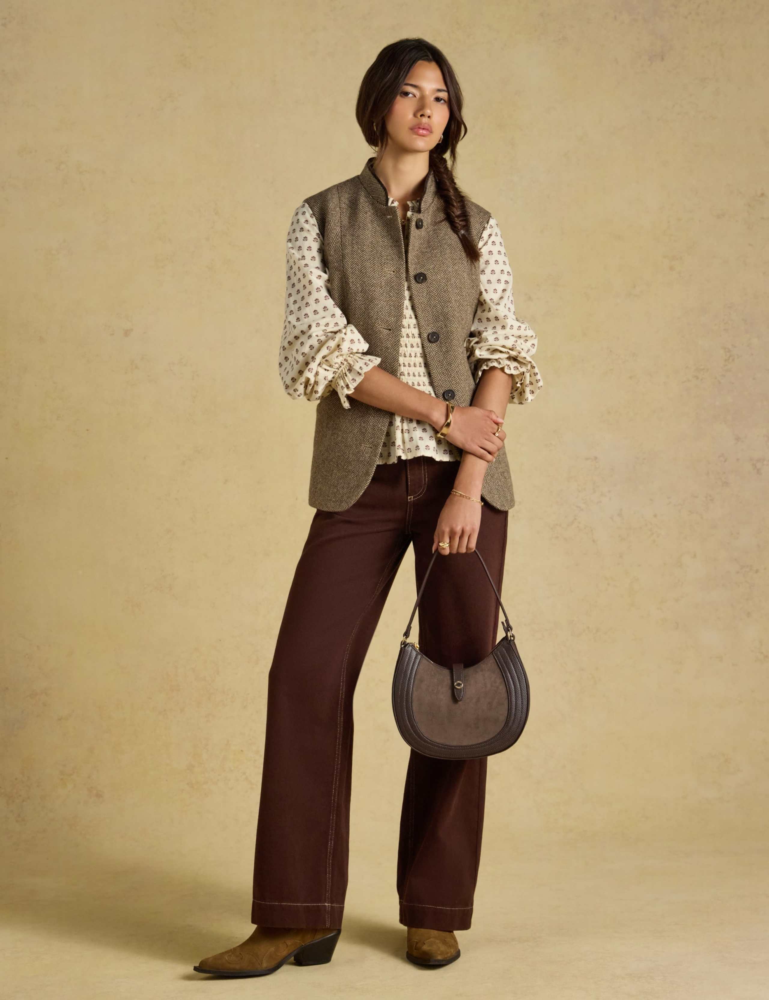 Tweed Sleeveless Waistcoat 9 of 10