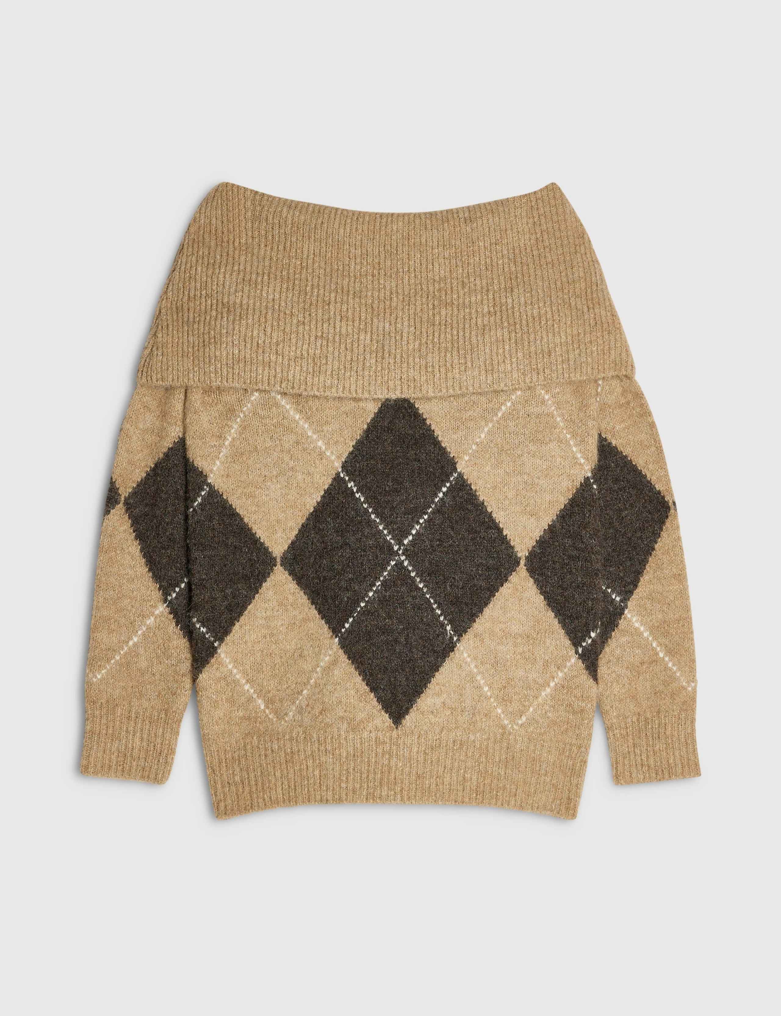 Argyle Bardot Jumper 4 of 6