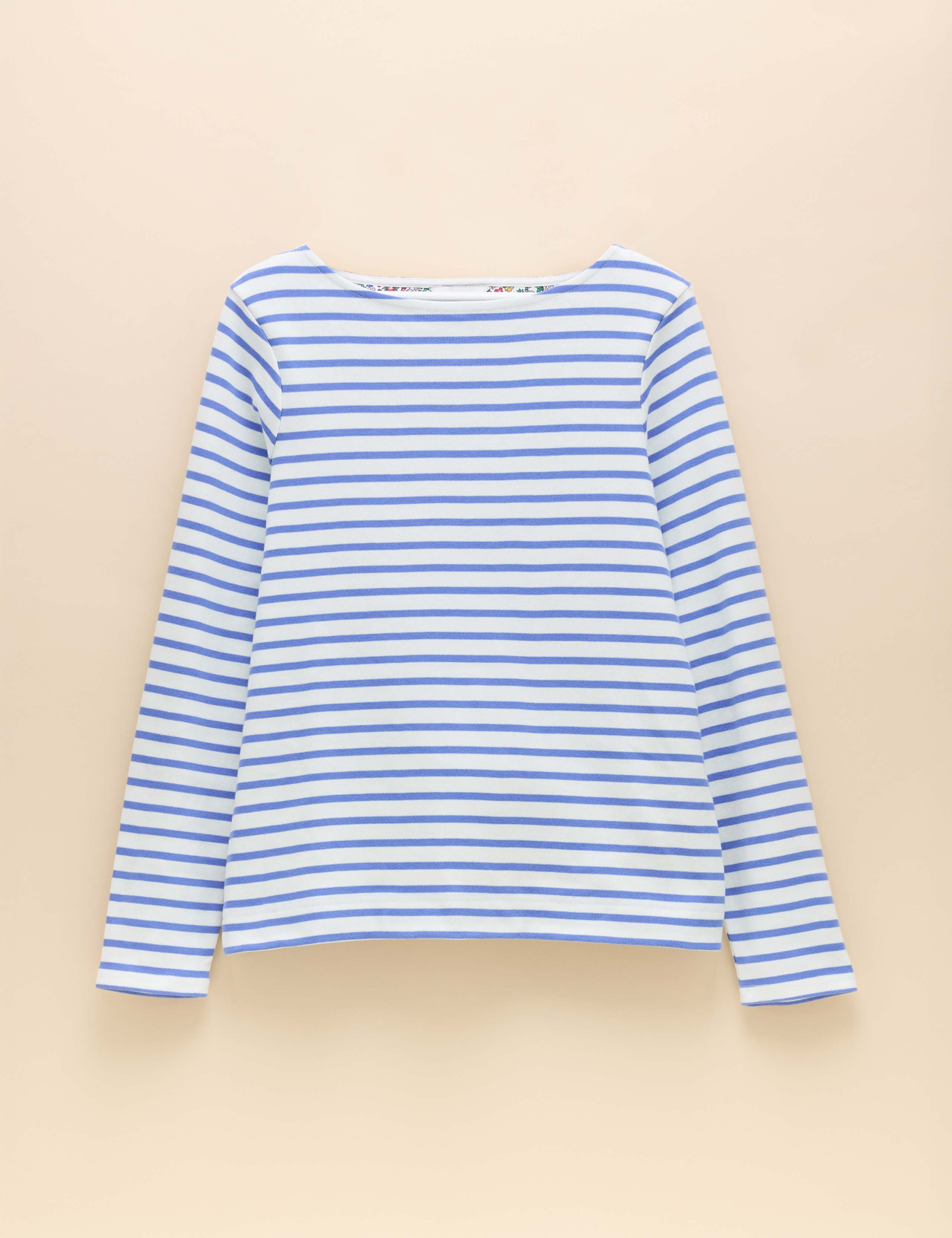 Pure Cotton Floral & Striped Top 2 of 6