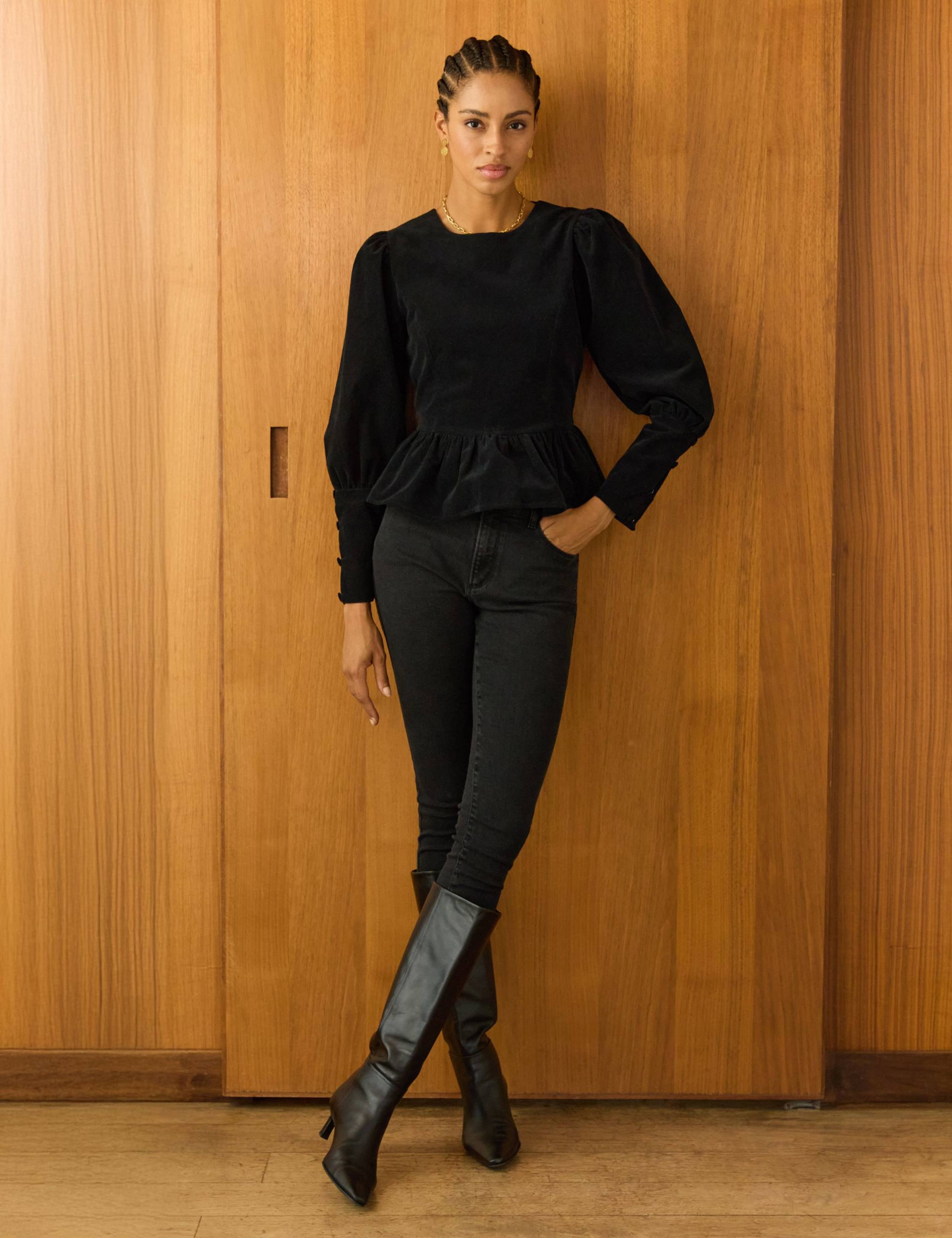 Cotton Rich Peplum Top 3 of 5