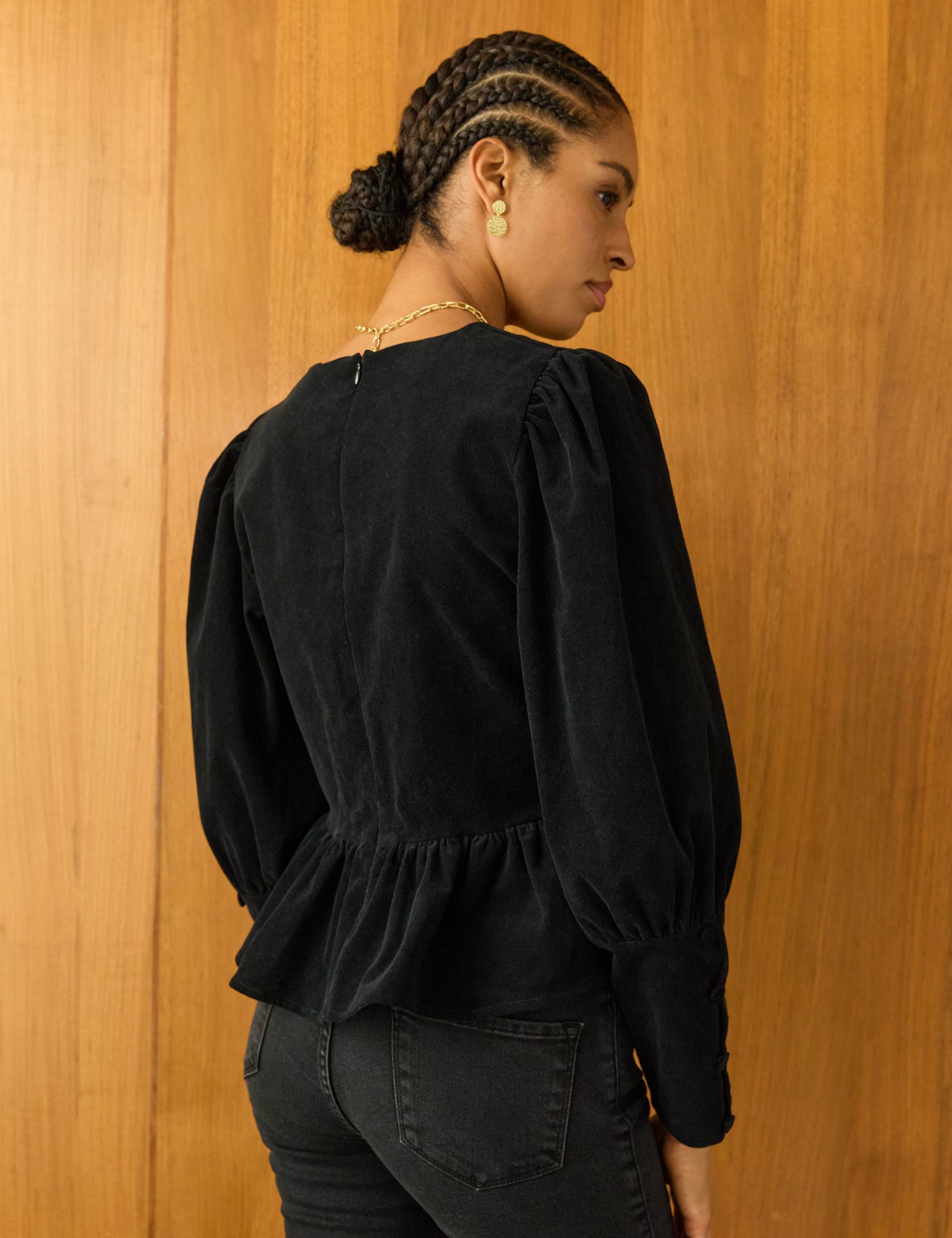 Cotton Rich Peplum Top 5 of 5