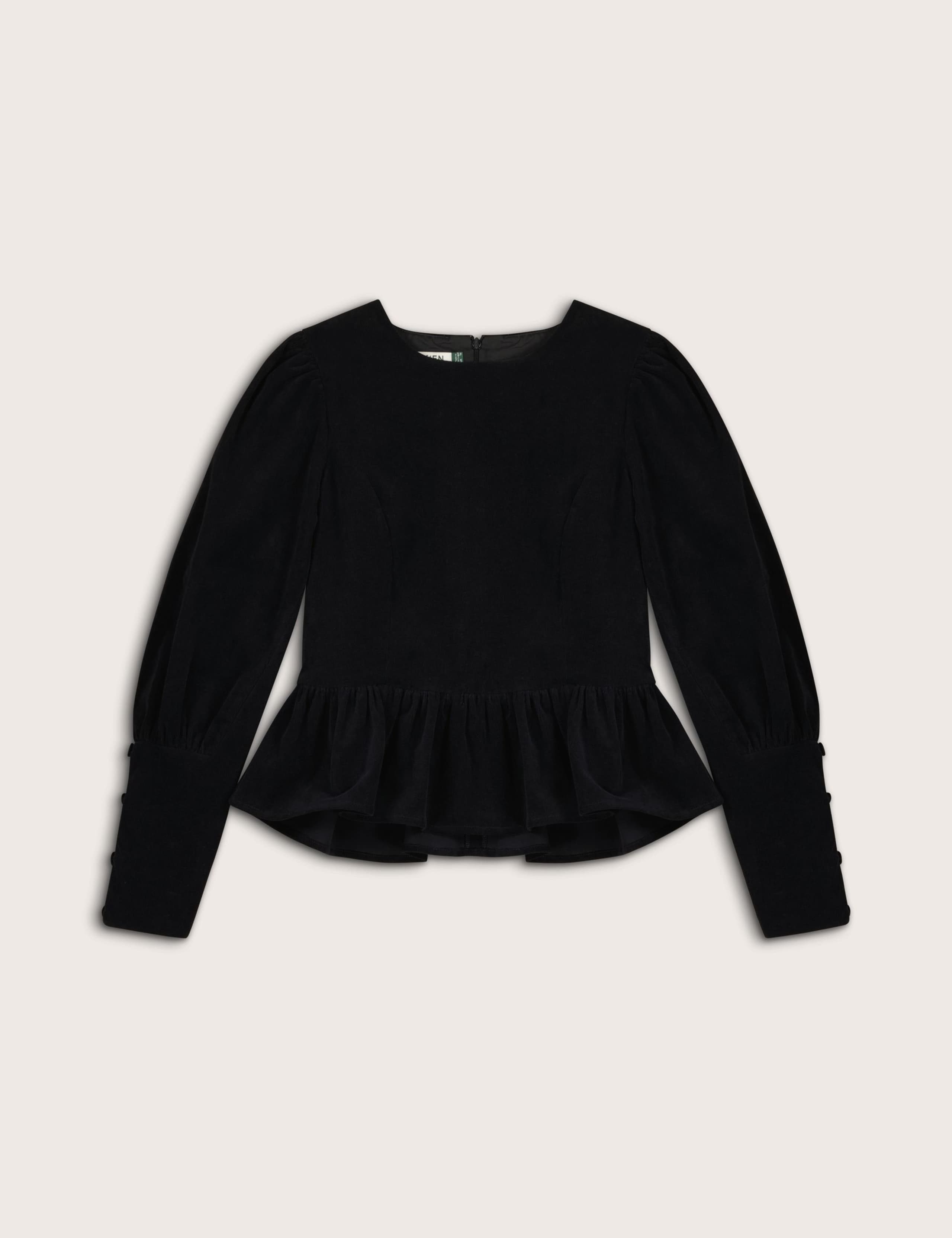 Cotton Rich Peplum Top 2 of 5