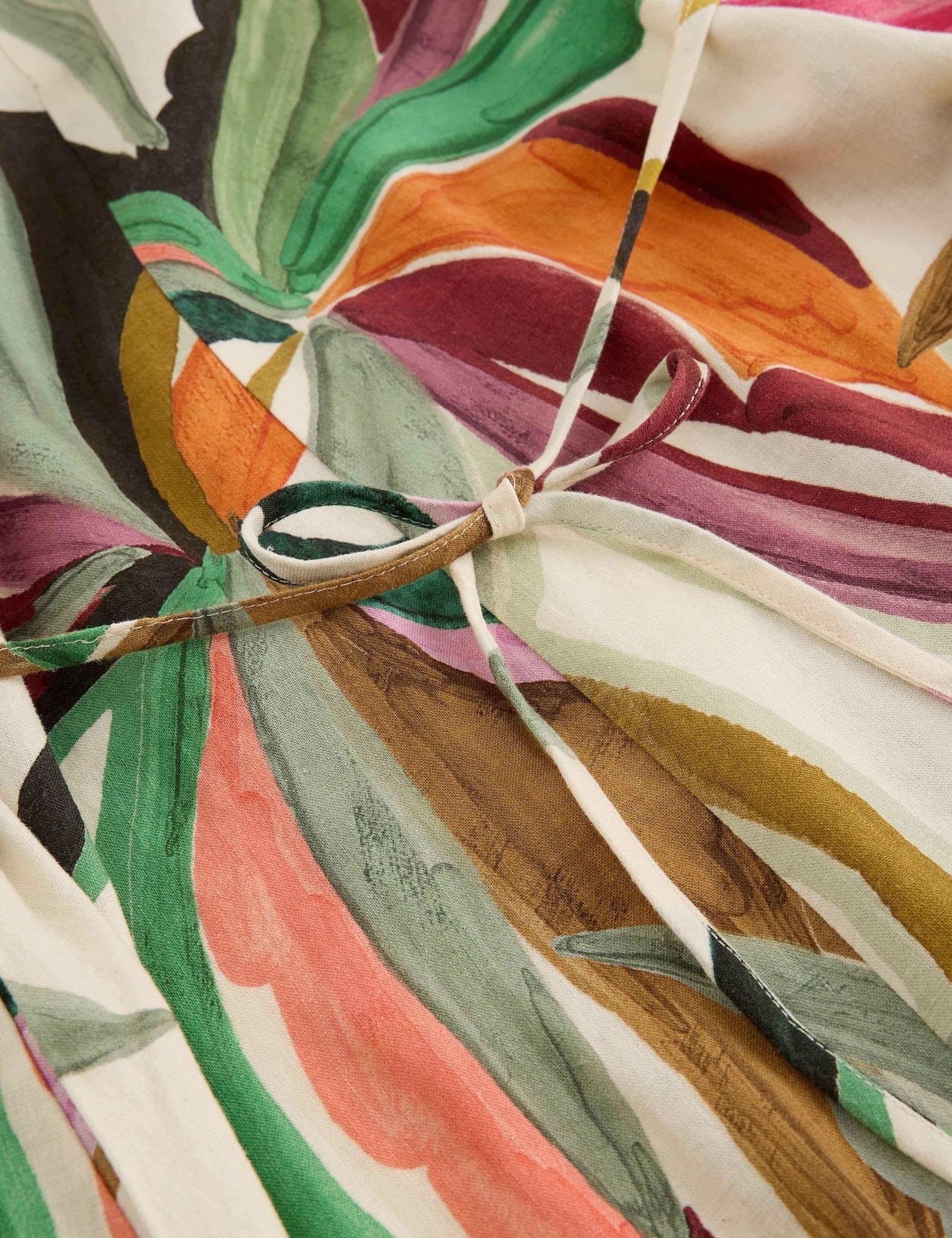 Linen Rich Printed Maxi Dress 3 of 6