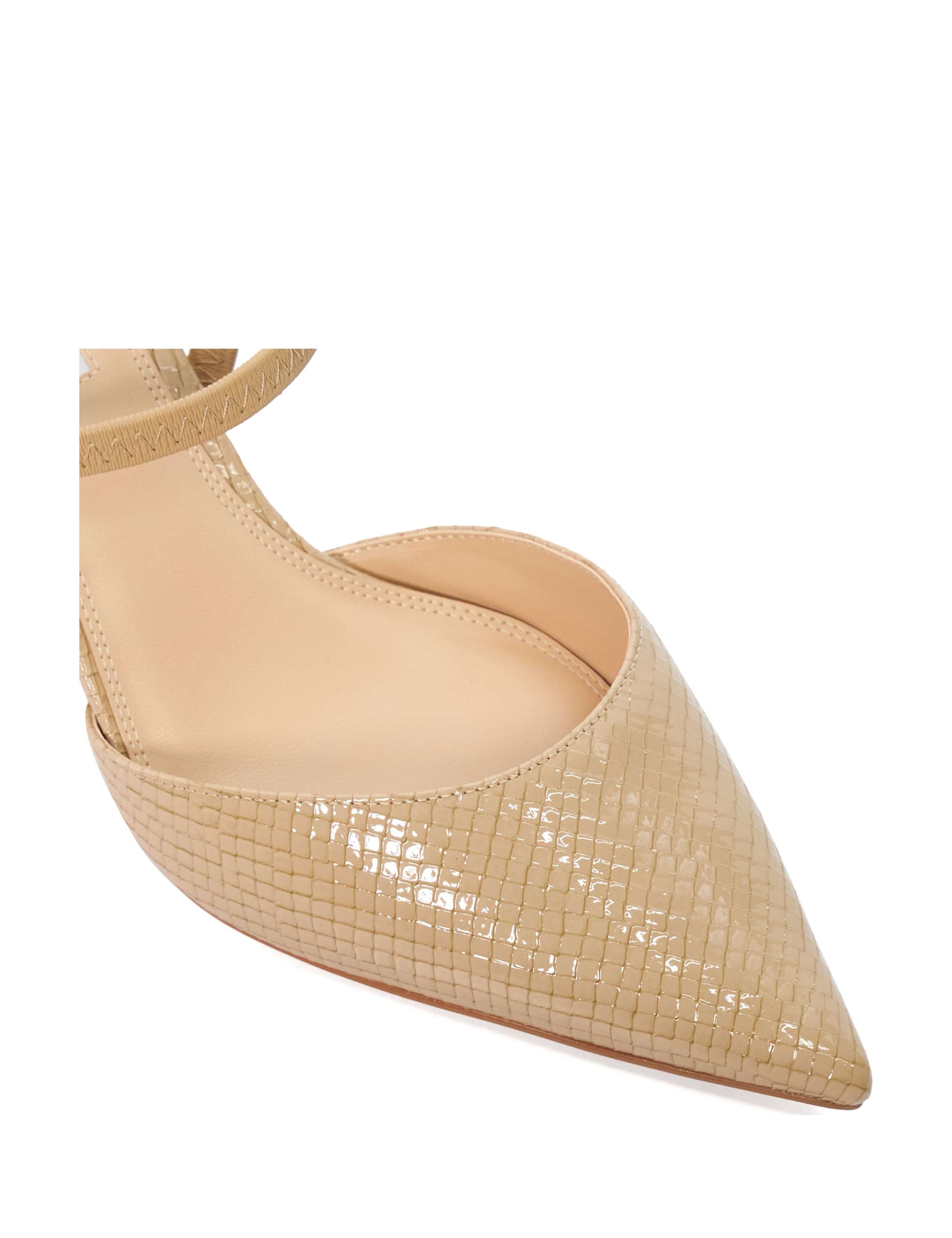 Sparkle Stiletto Heel Pointed Court Shoes 5 of 5