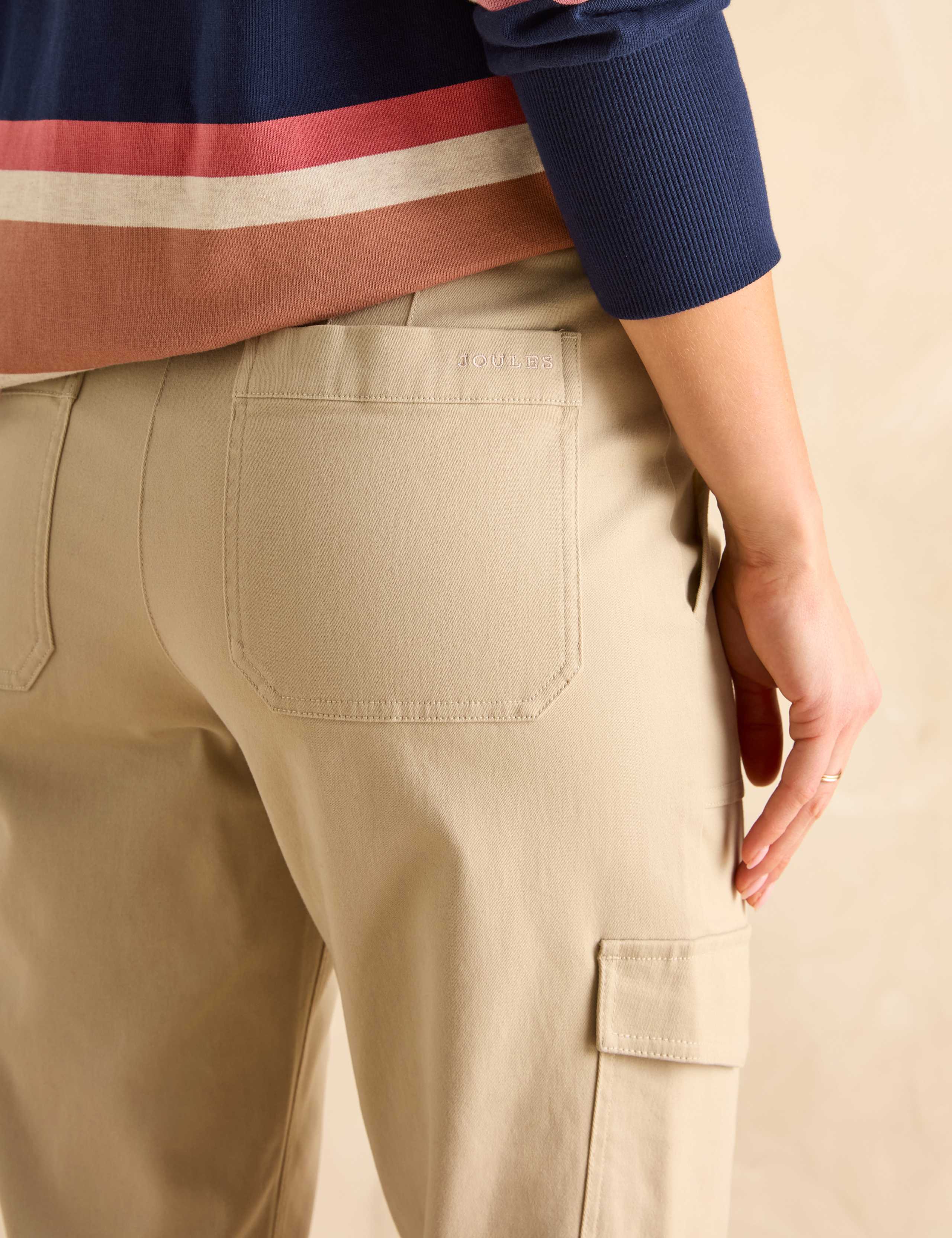 Cotton Rich Cargo Straight Leg Trousers 6 of 6