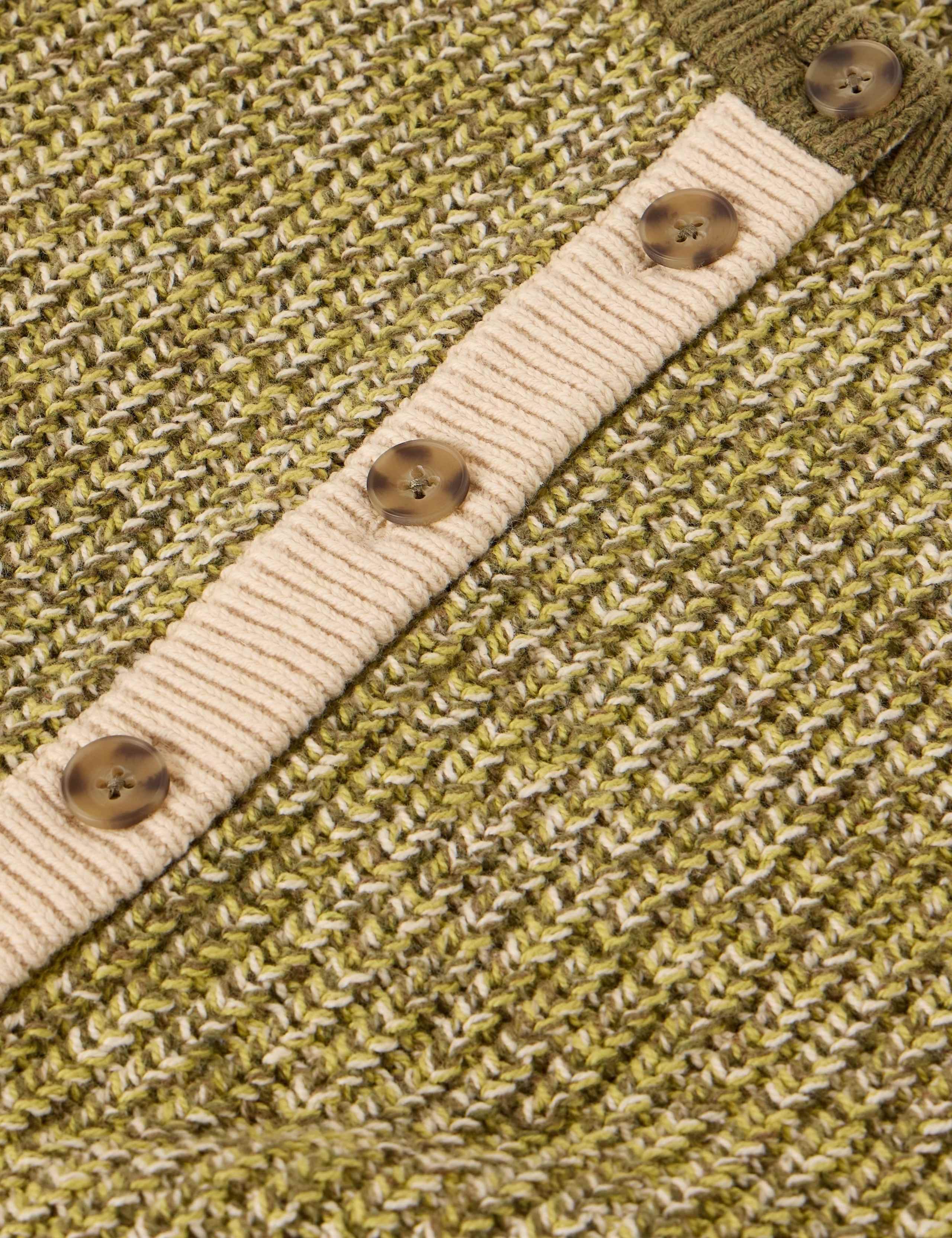Cotton Rich Knitted Vest with Wool 6 of 6