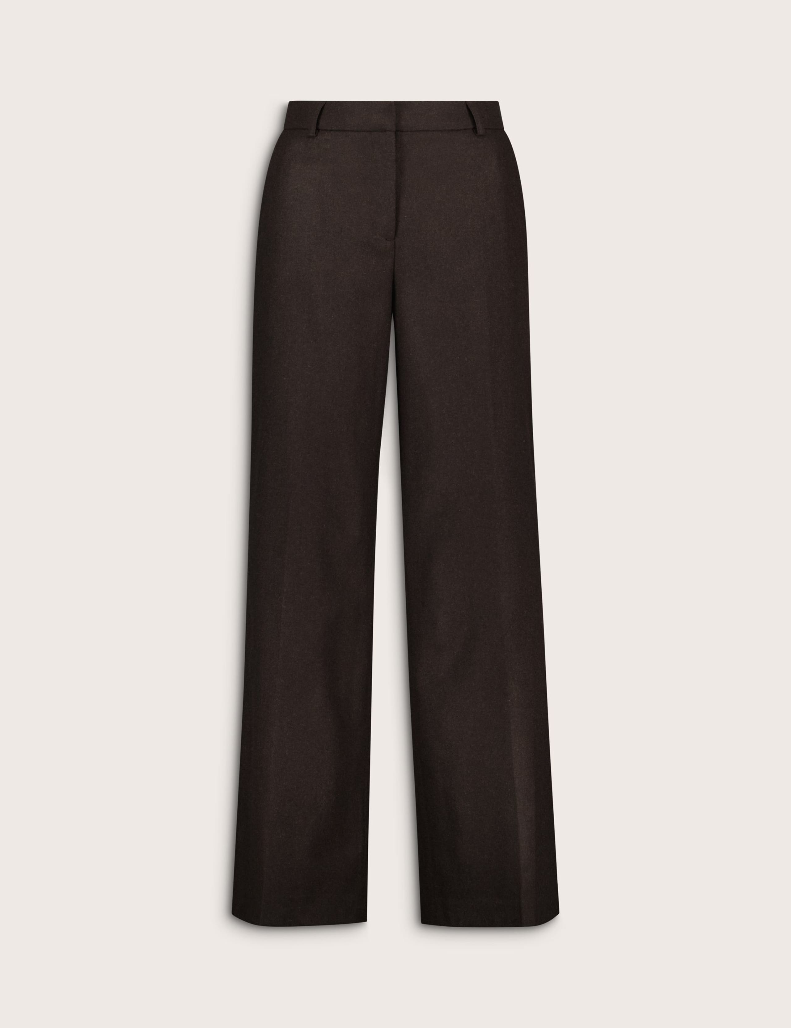 Wool Rich Wide Leg Trousers 2 of 7