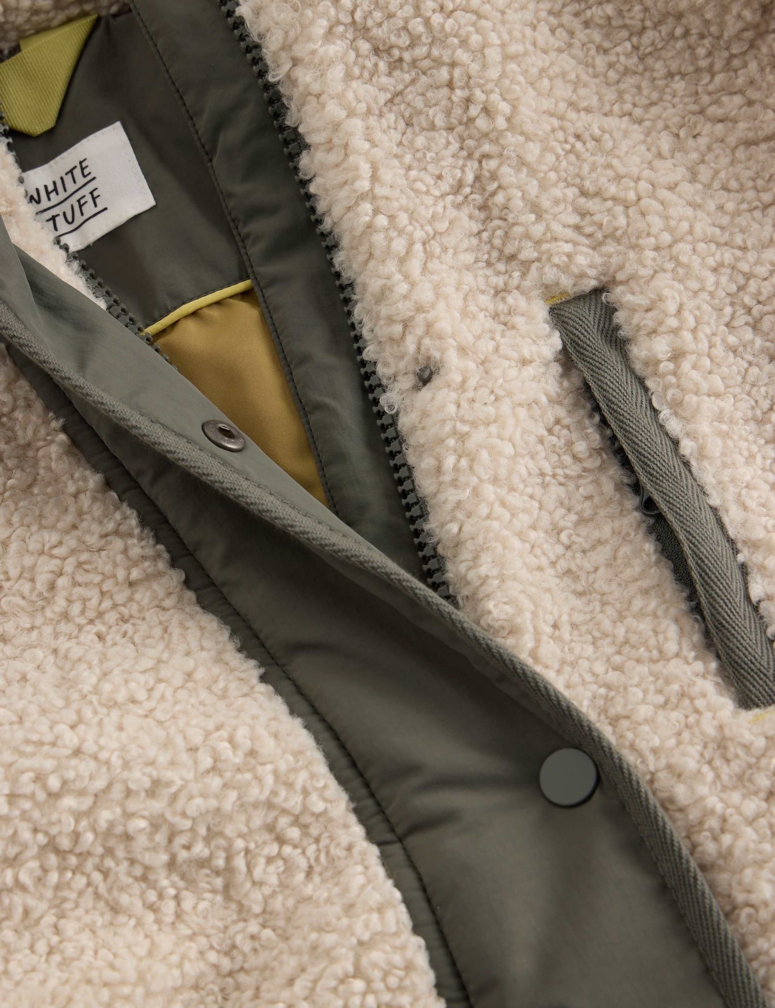 Borg Quilted Hooded Multiway Puffer Jacket 6 of 6