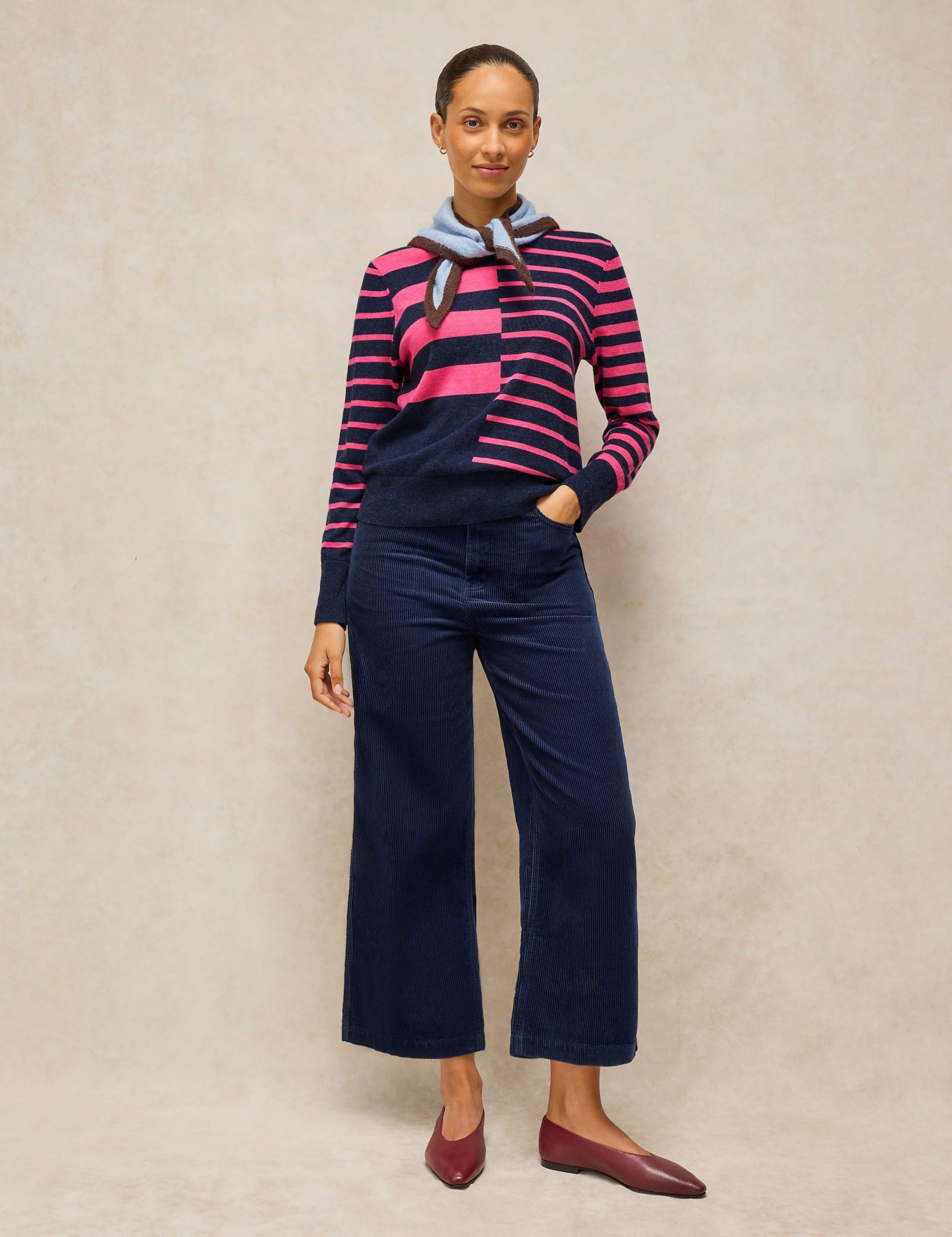Merino Wool Blend Striped Jumper 3 of 6